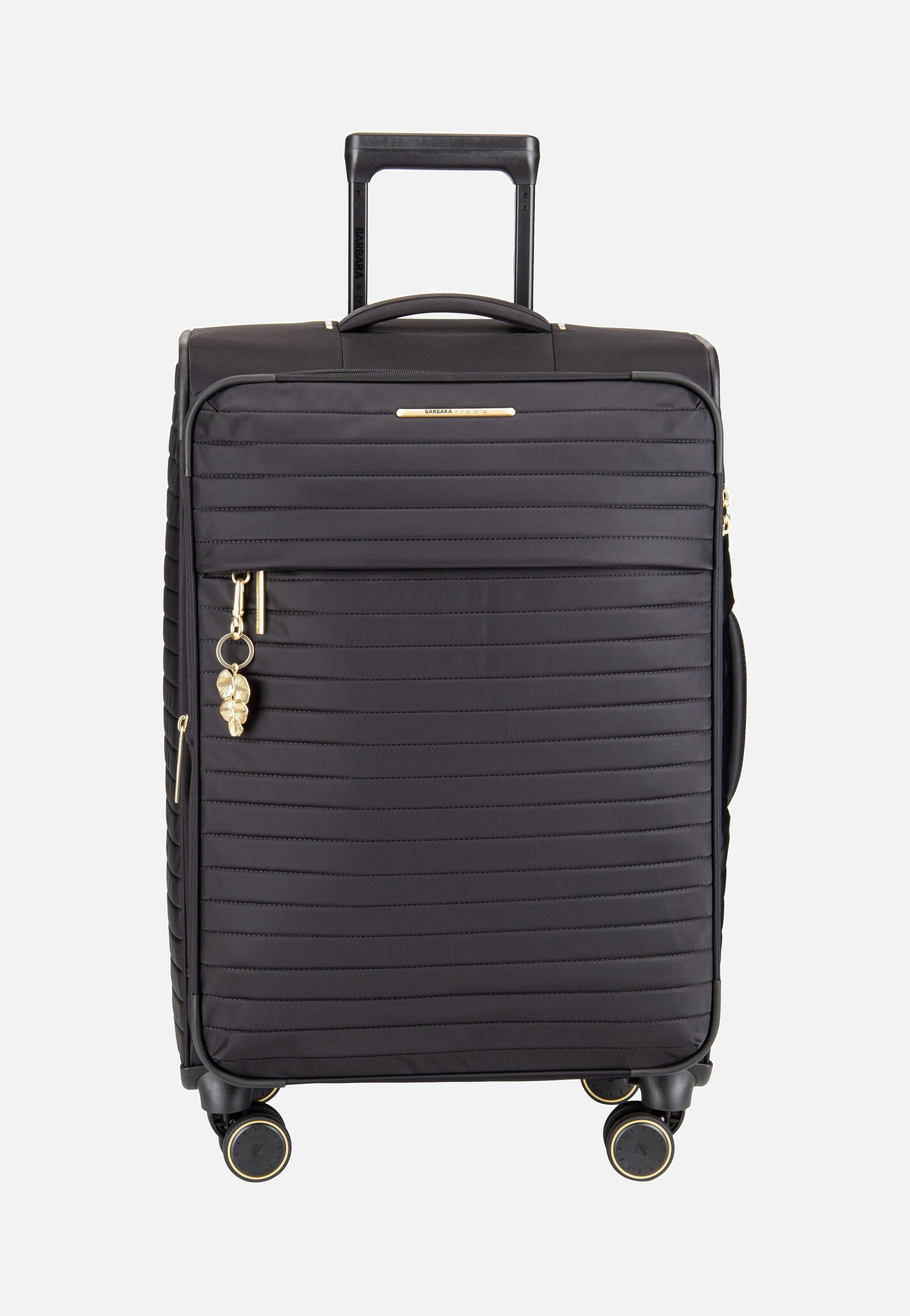 travelite - Barbara Stepp 4W Trolley M Exp Black - Suitcase | Women-Image