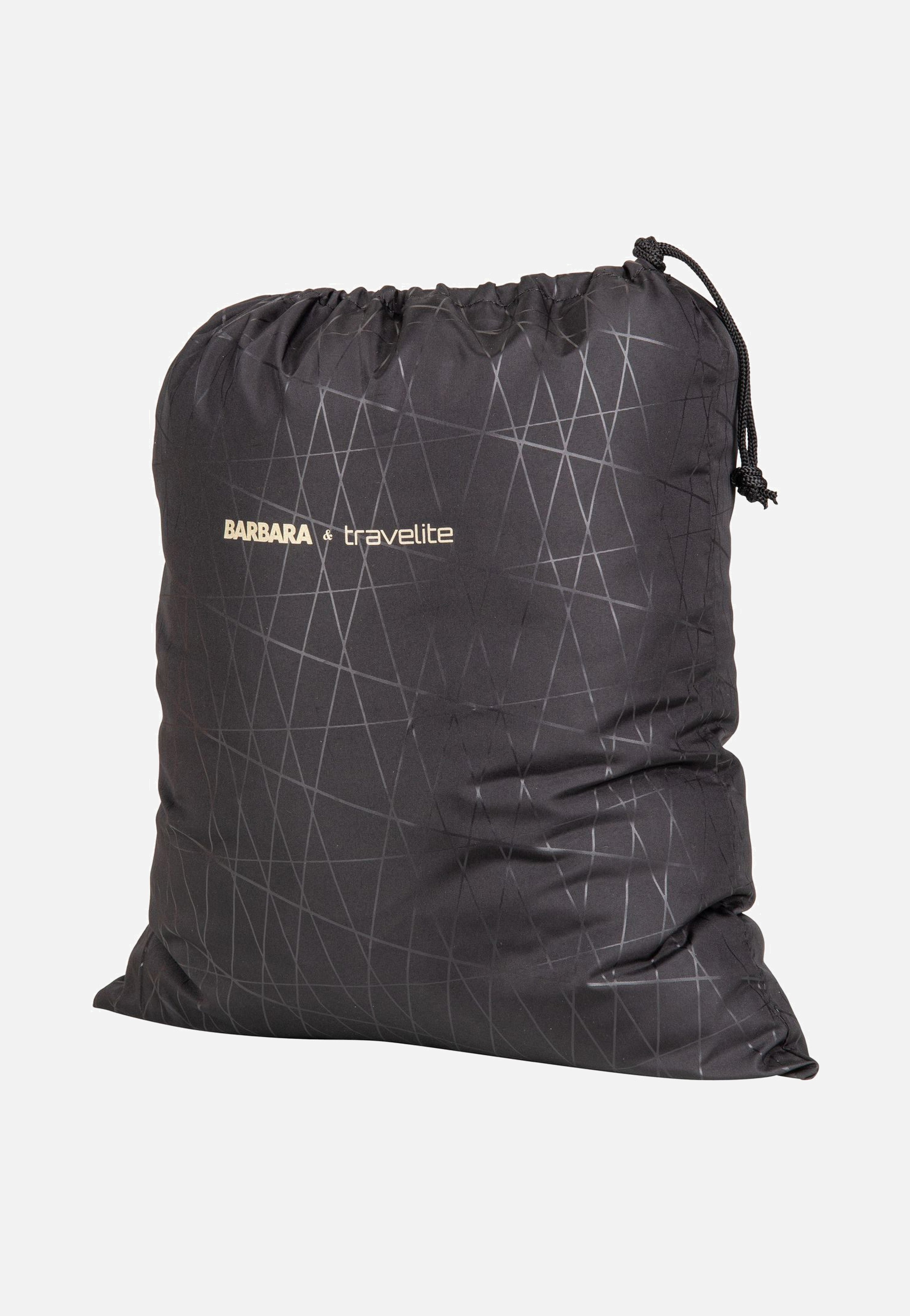 travelite - Barbara Stepp 4W Trolley M Exp Black - Suitcase | Women-Image