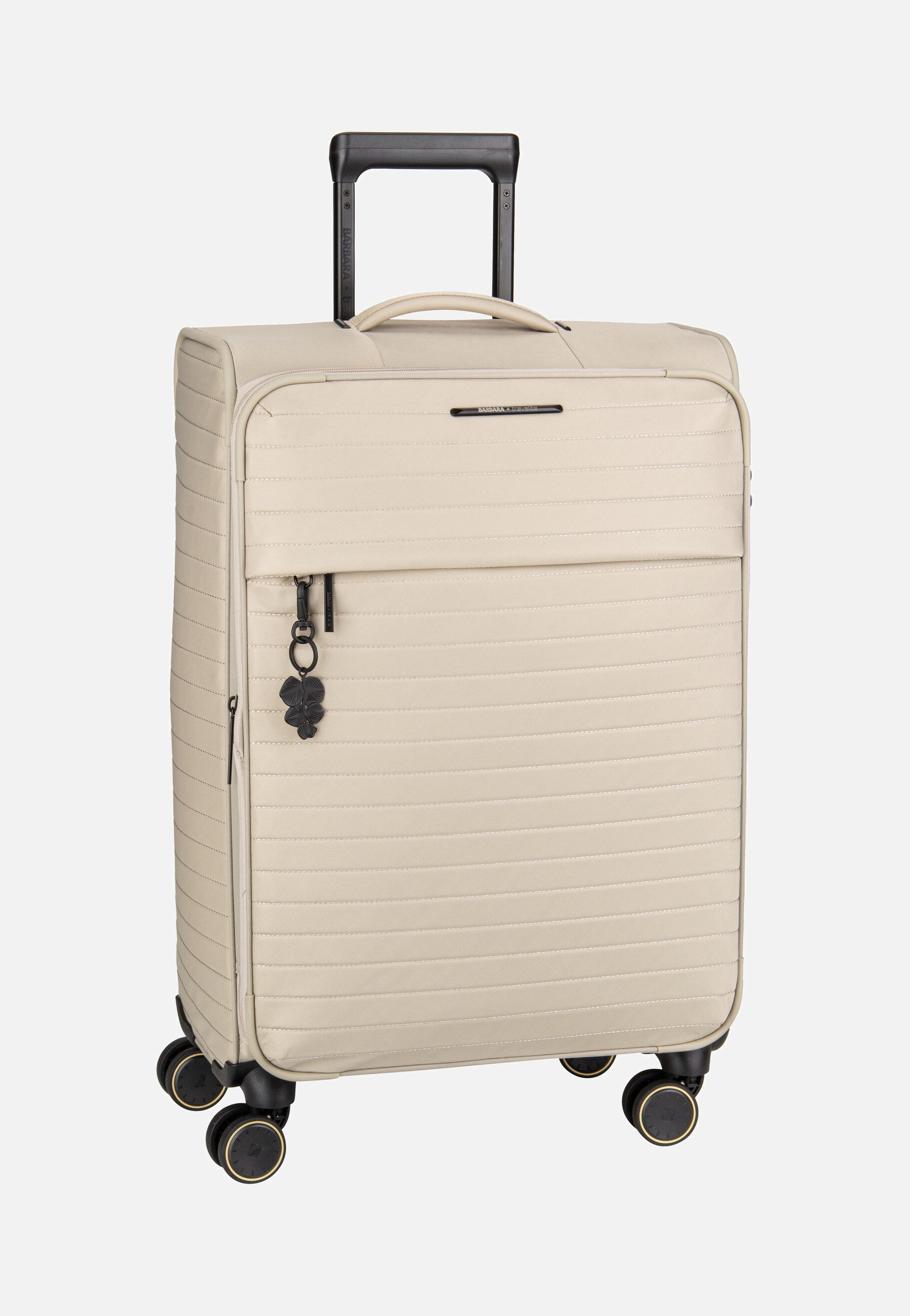 travelite Barbara Stepp 4W Trolley M Exp Satin Nude Koffer