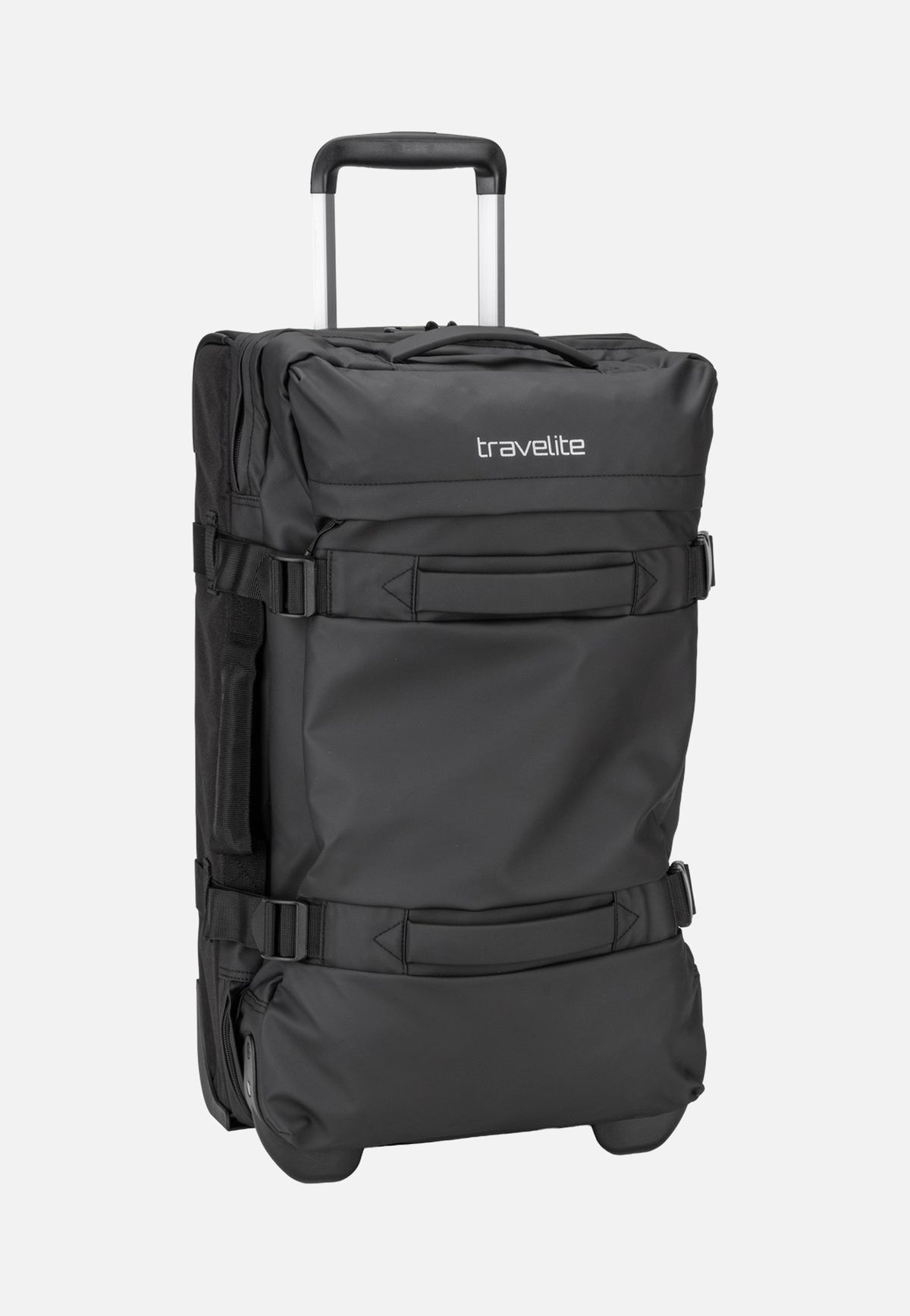 travelite Bolonia Wheeled Duffle M Black Reisetasche mit Rollen