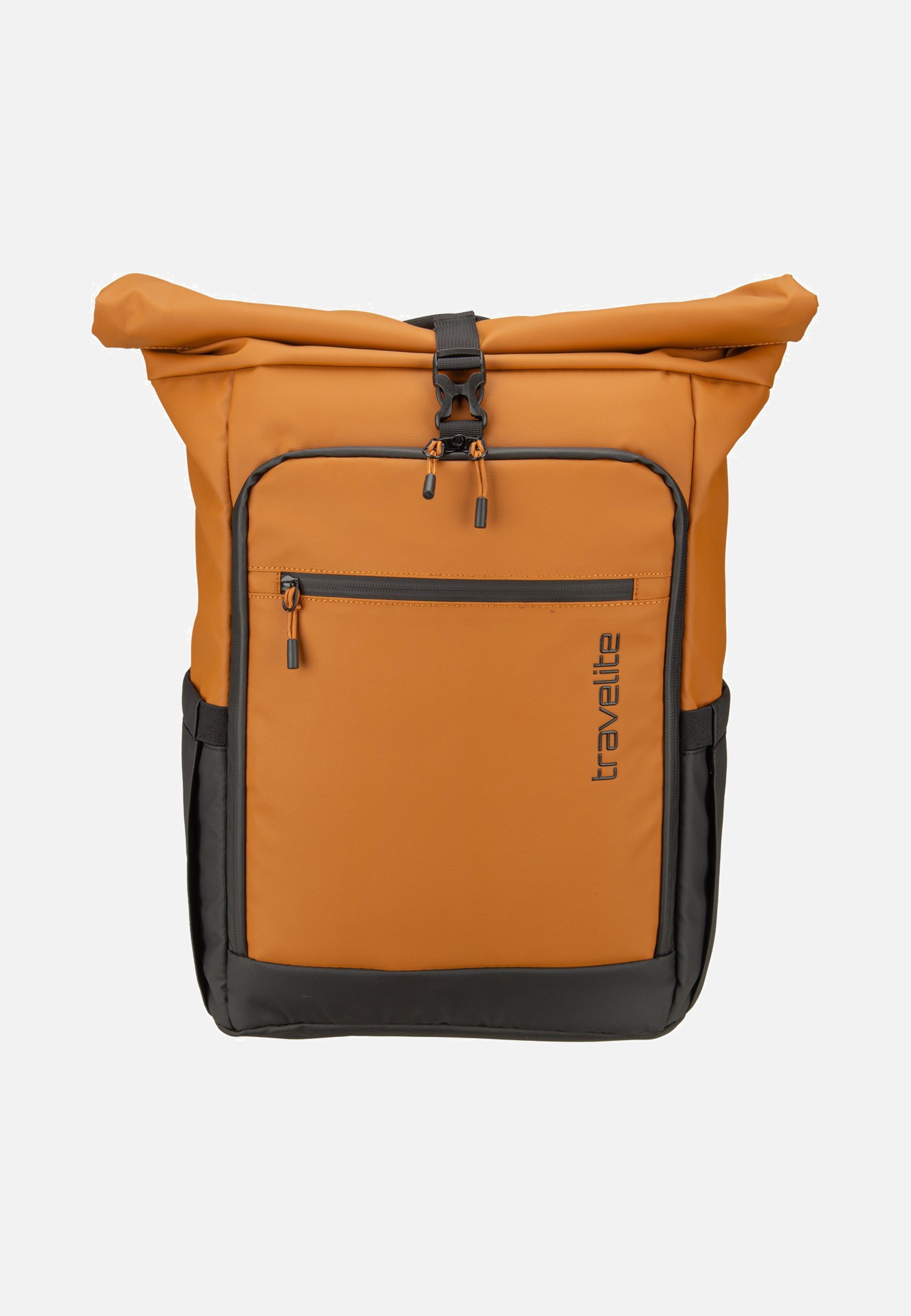 travelite Briize Backpack M Roll-Up Curry Rucksack
