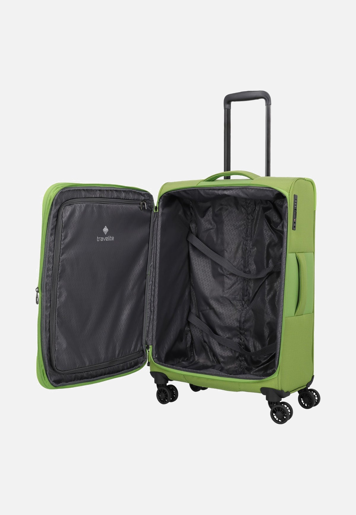 travelite Corsiica 4w Set Lexp/Mexp/Sexp/BB Fresh Green Koffer
