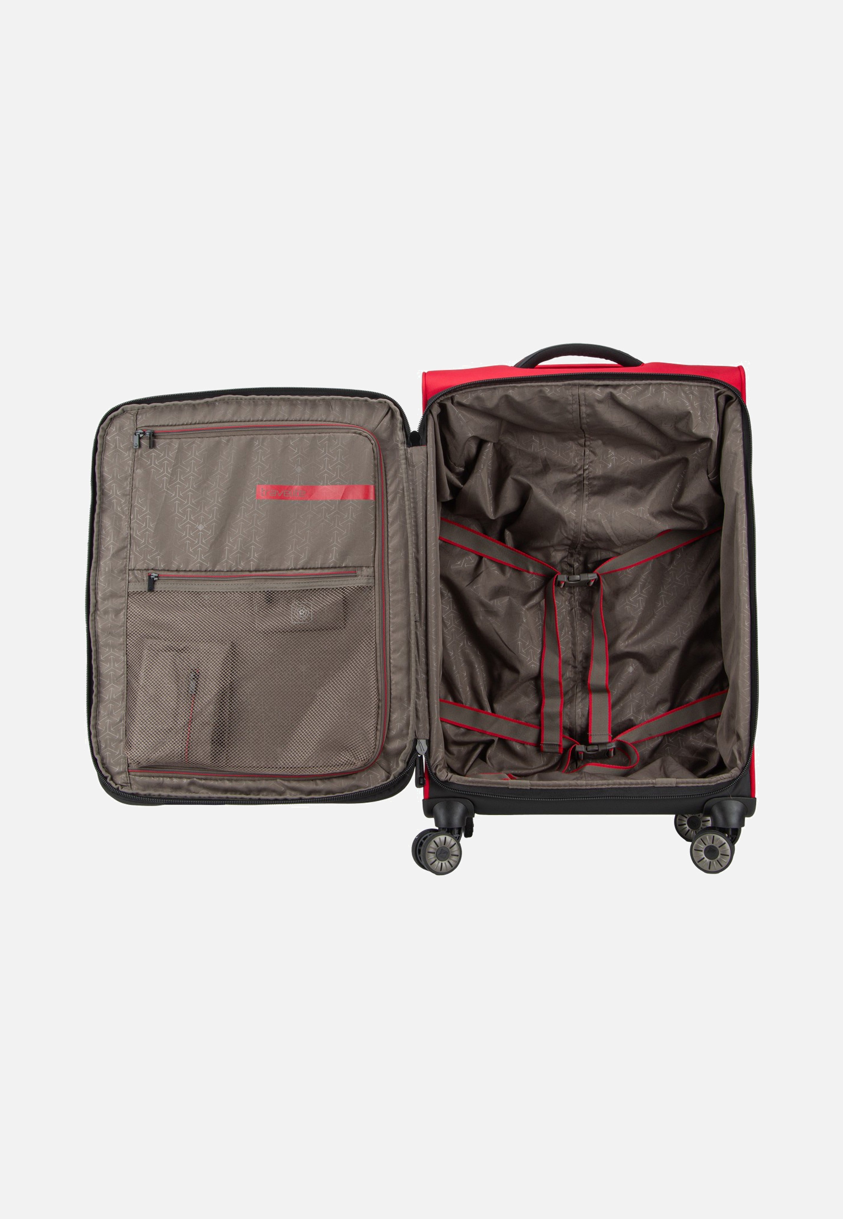 travelite - Crosslite 4W Trolley M Exp. Red - Suitcase | Neutral-Image