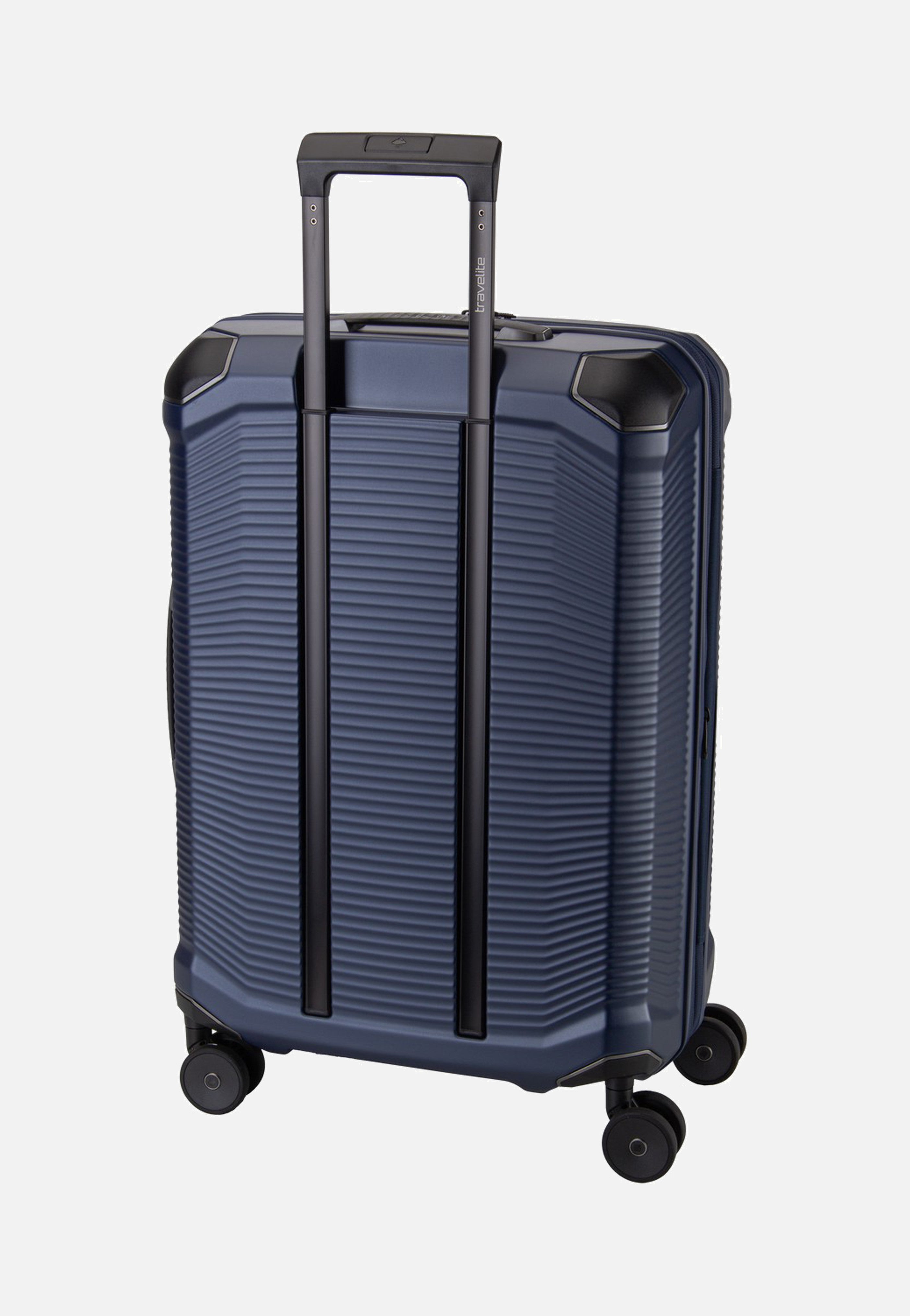 travelite Millennium Trolley 4W M Exp. Navy Suitcase