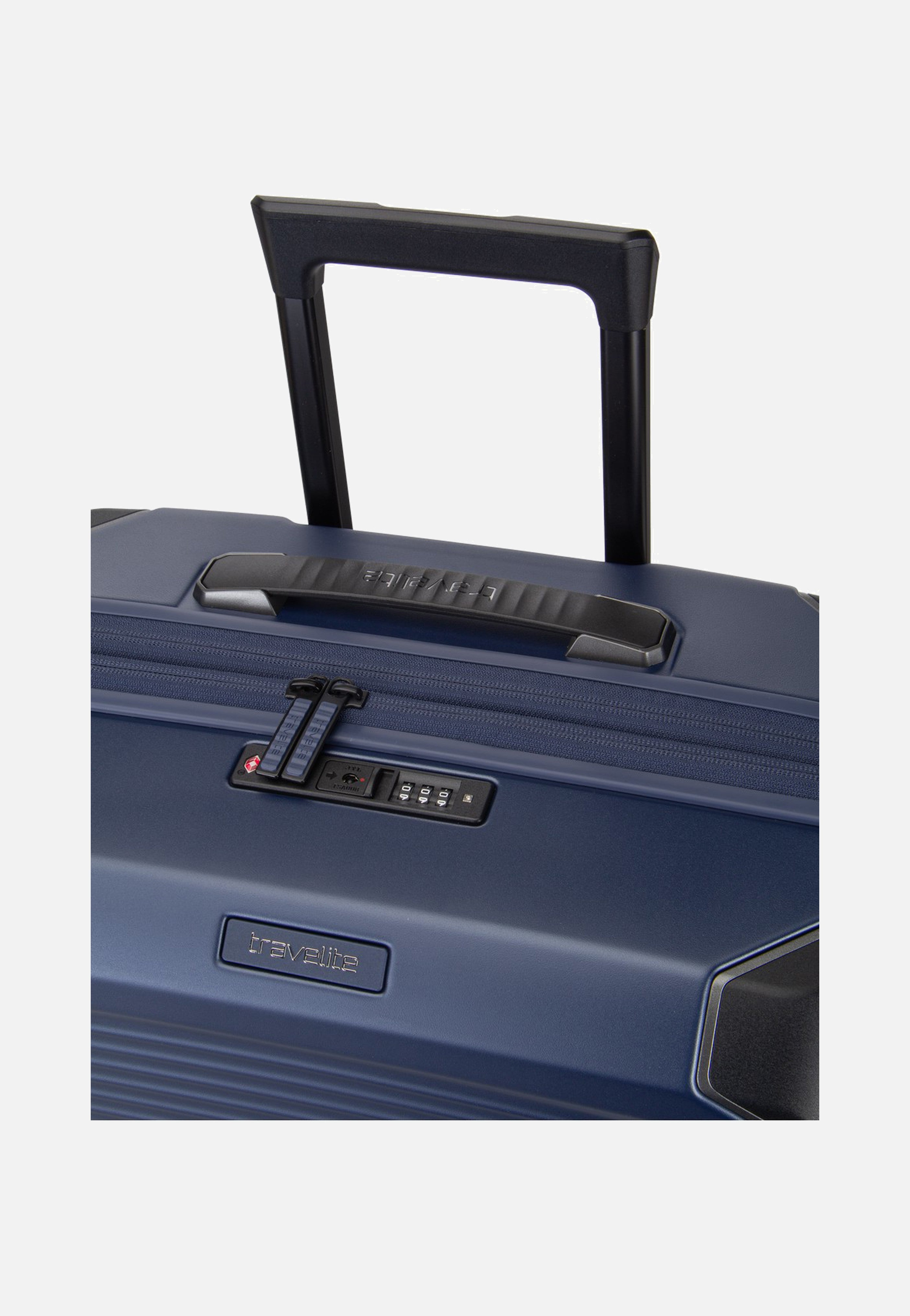 travelite Millennium Trolley 4W M Exp. Navy Suitcase