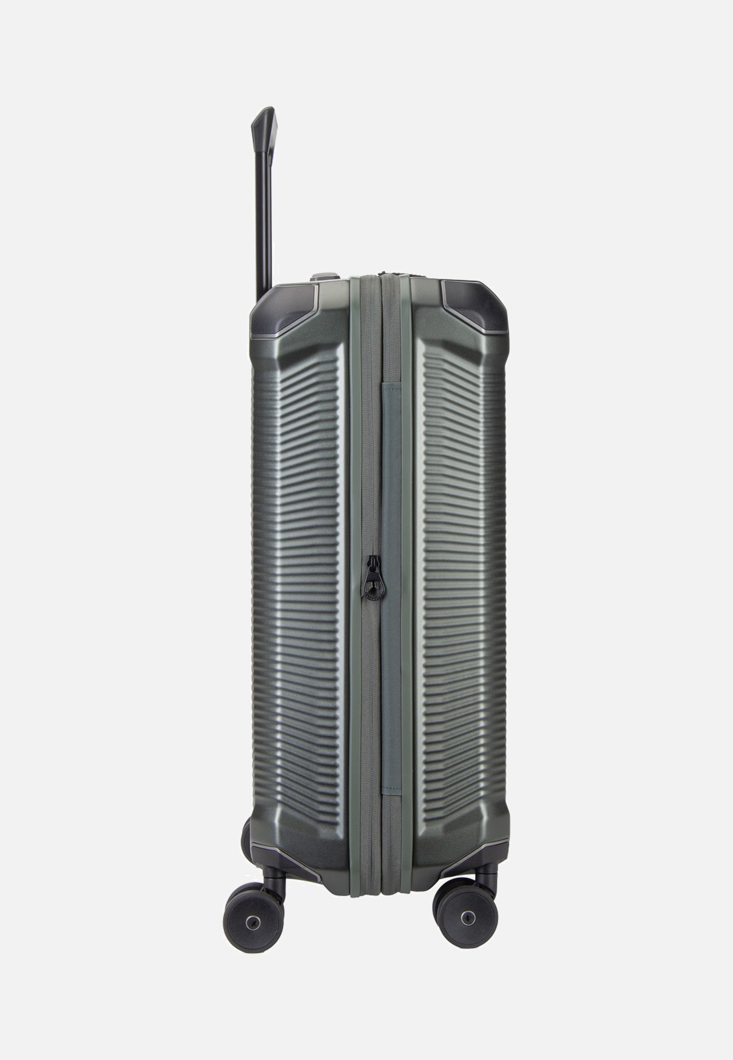 travelite Millennium Trolley 4W M Exp. Pine Green Suitcase