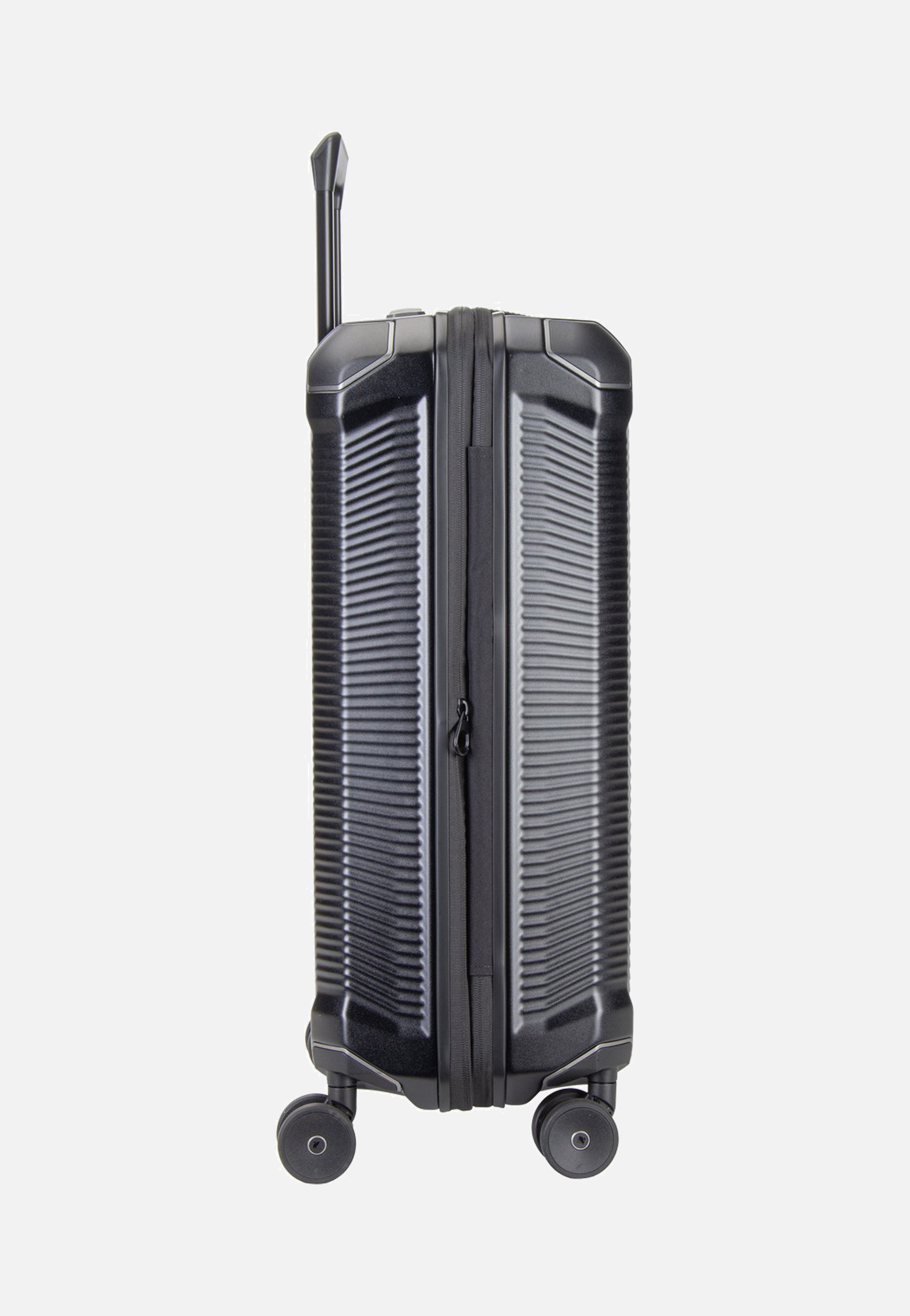 travelite Millennium Trolley 4W M Exp. Black Koffer