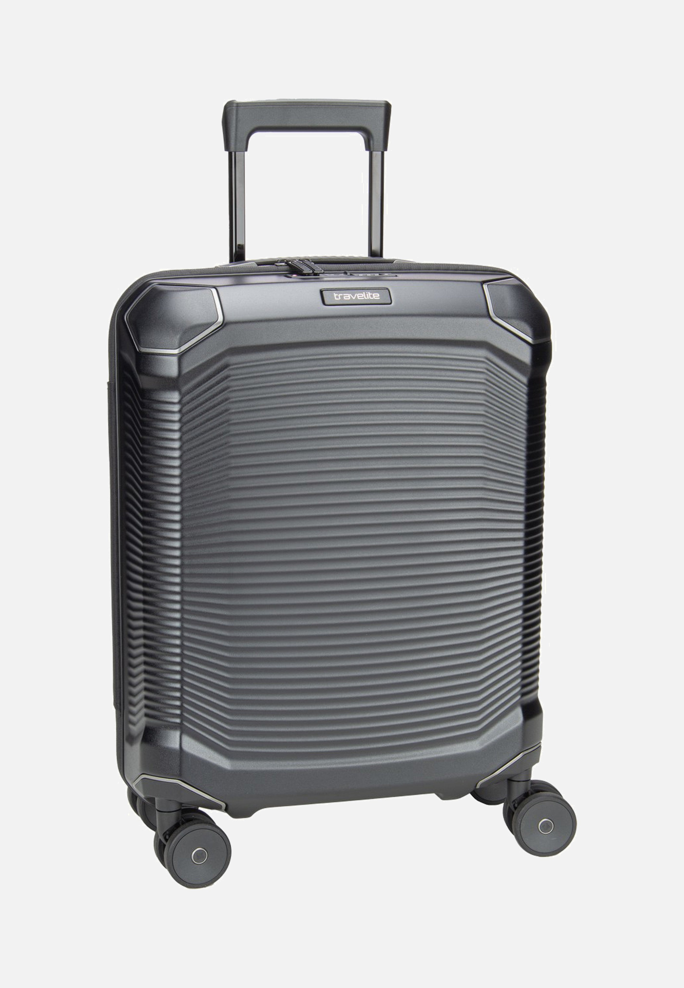 travelite Millennium Trolley 4W S Black Koffer
