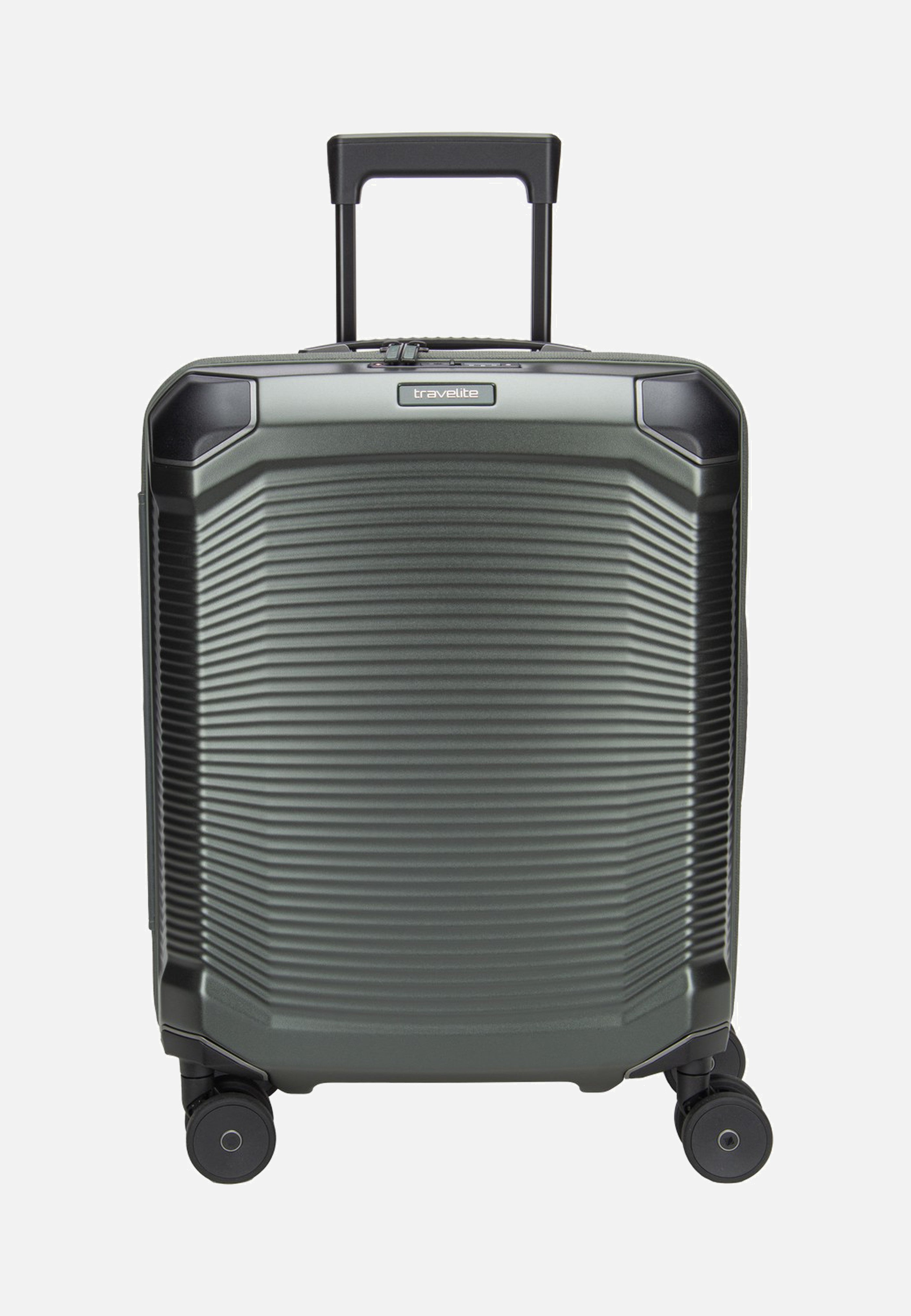 travelite Millennium Trolley 4W S Pine Green Koffer