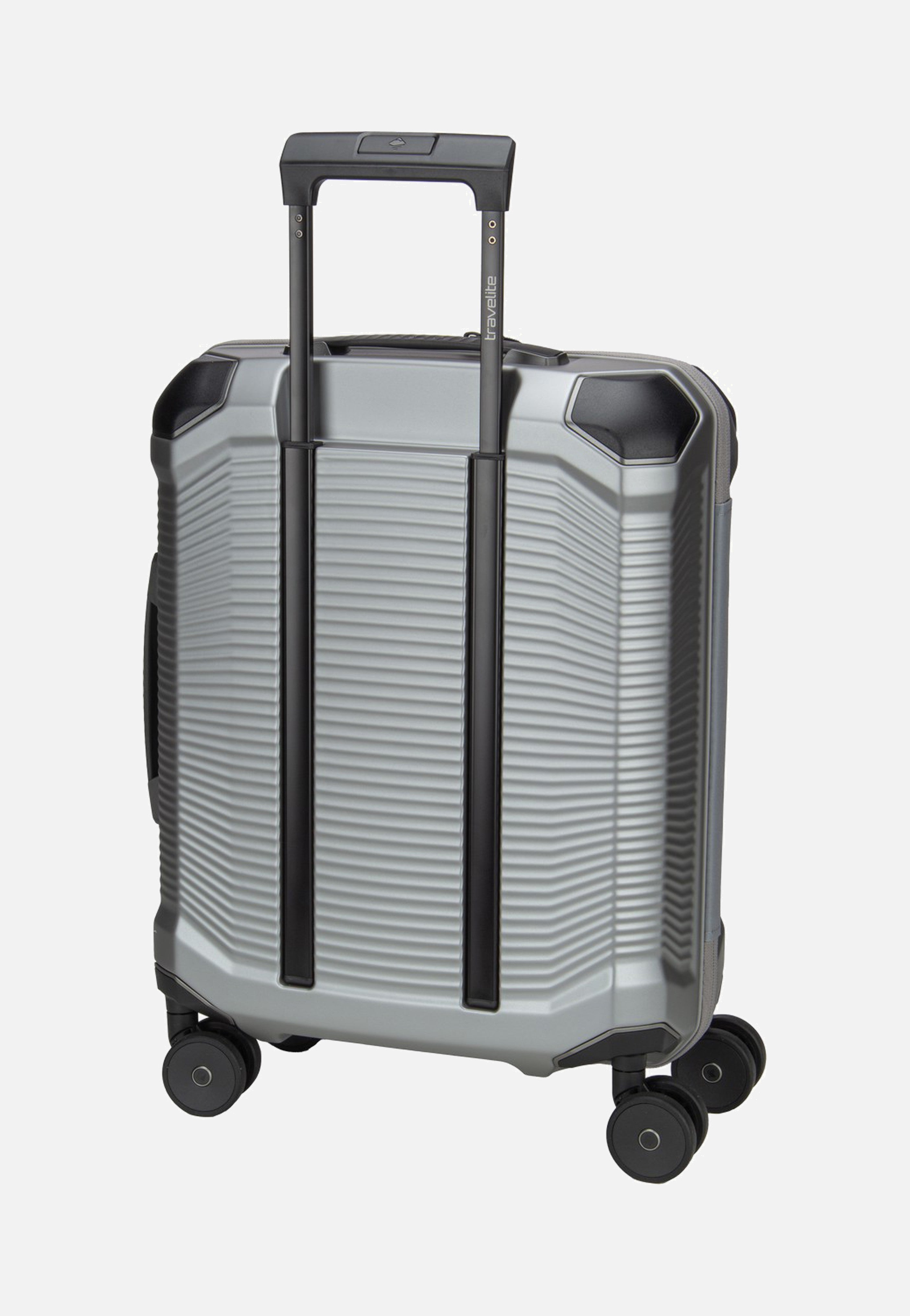 travelite Millennium Trolley 4W S Silver Koffer