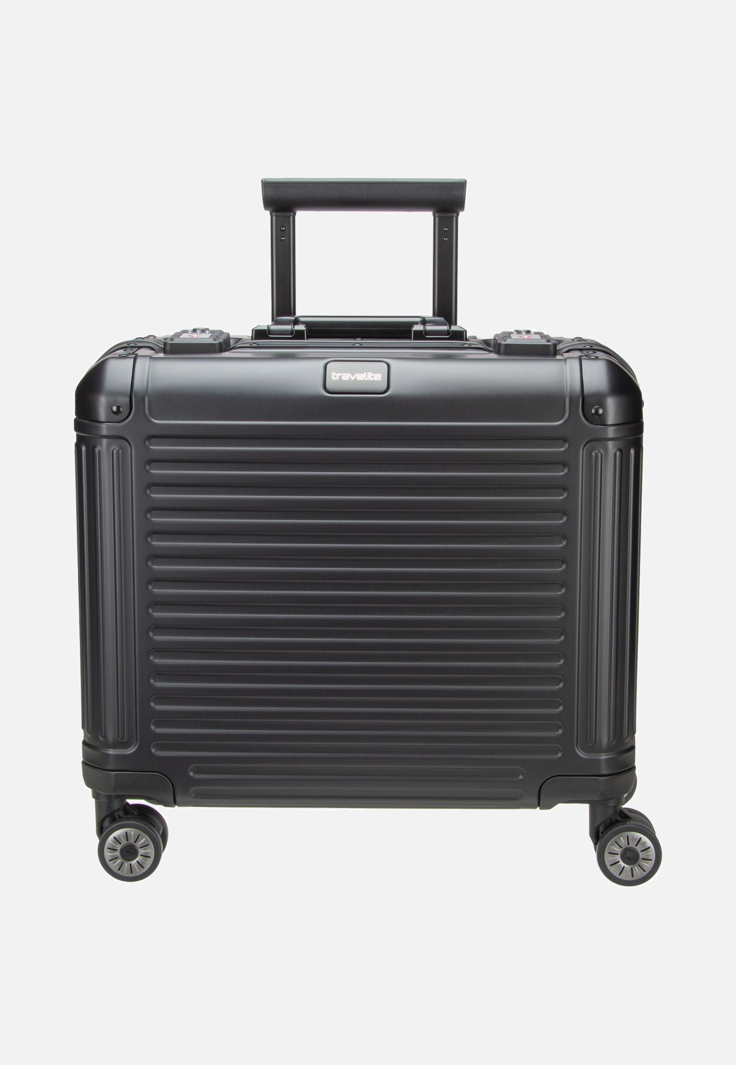 travelite Next 4w Business Wheeler Schwarz Koffer