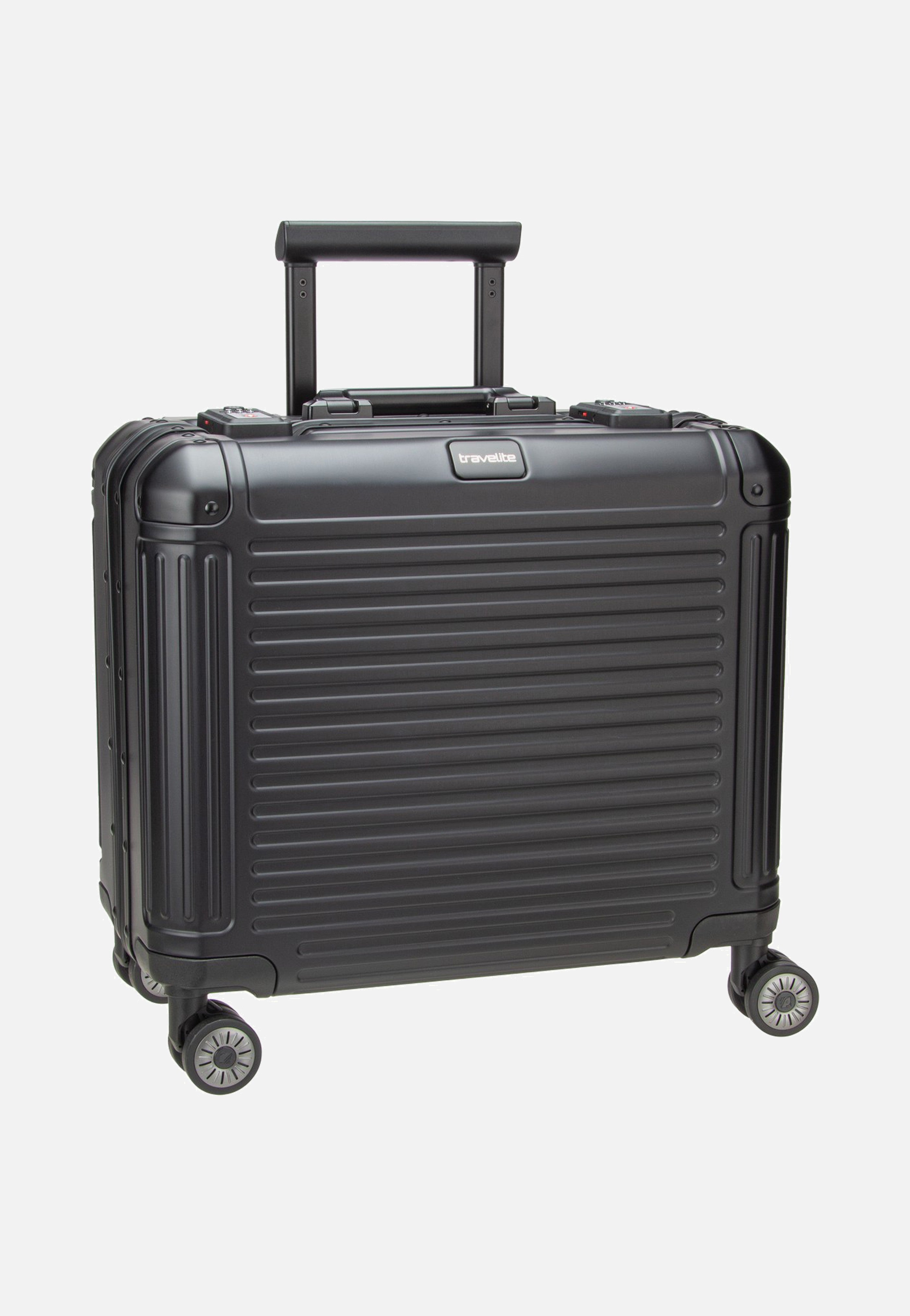 travelite Next 4w Business Wheeler Schwarz Koffer
