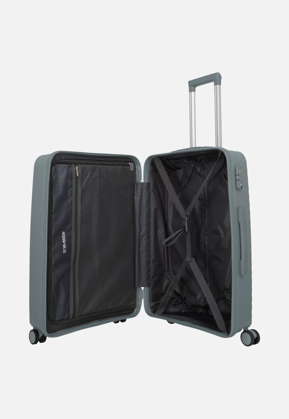 travelite Pacific Trolley 4w Set L/M/S Anthracite Koffer