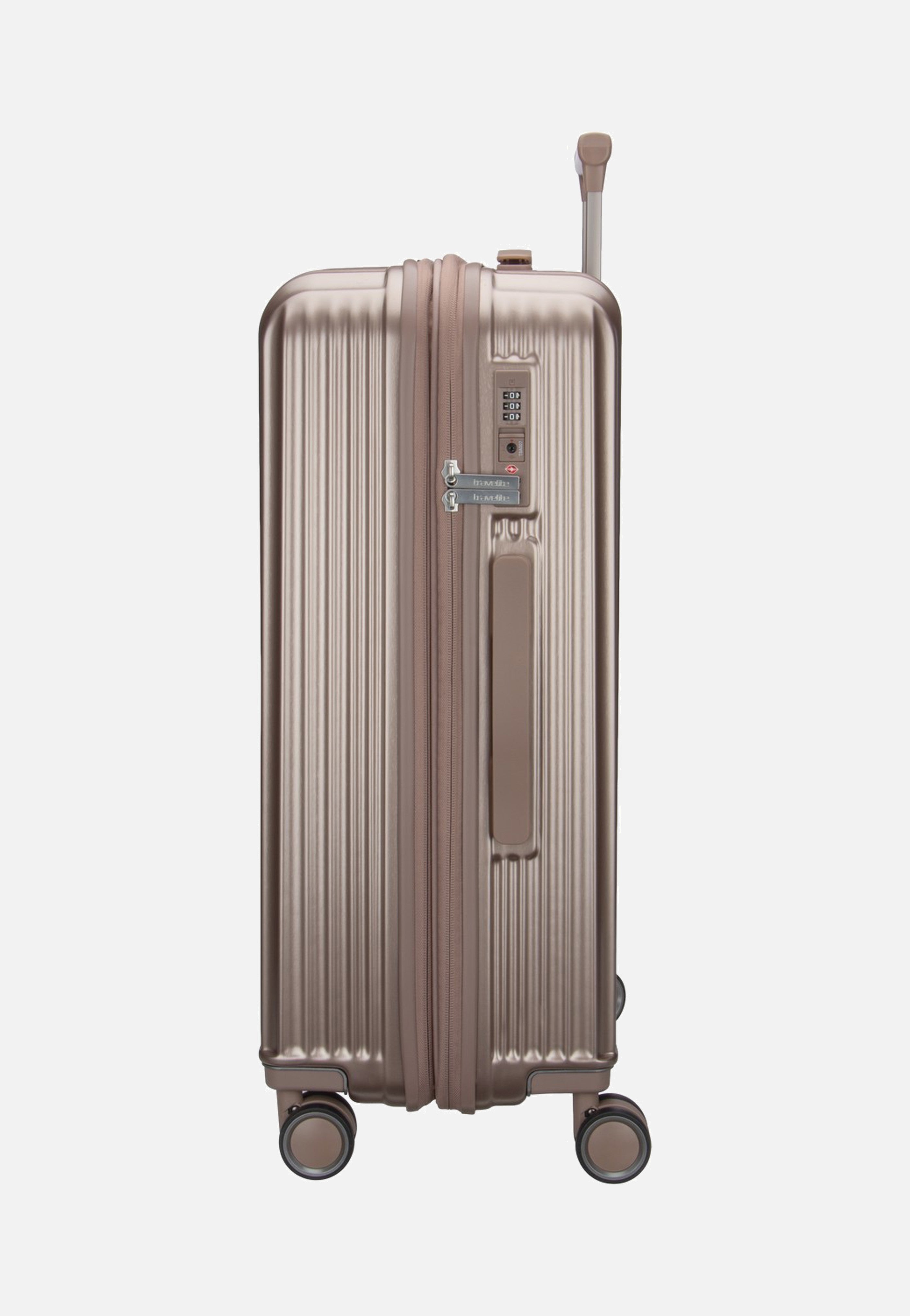 travelite Paros 4W Trolley M Cappuccino Koffer