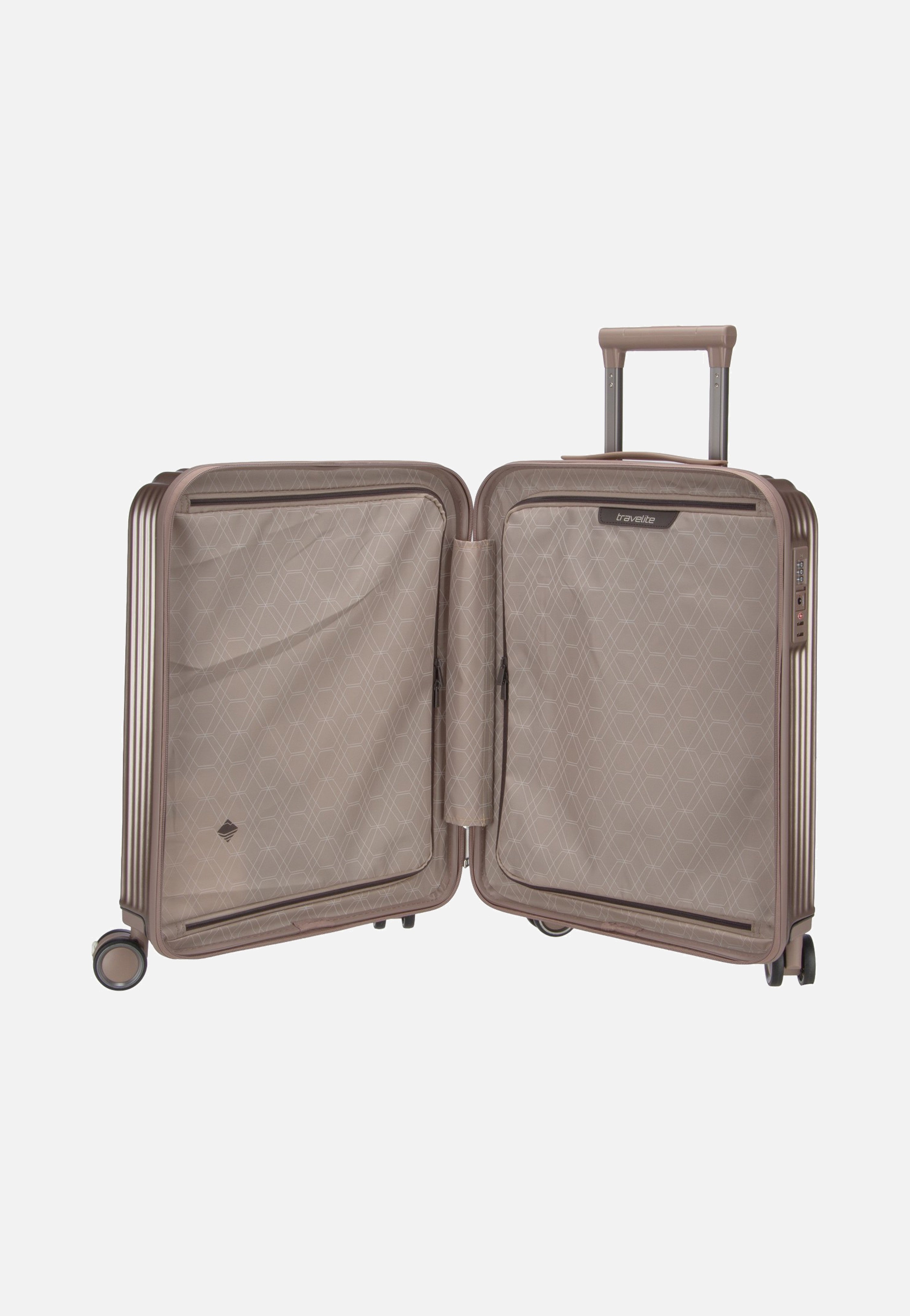 travelite Paros 4W Trolley S Cappuchino Koffer