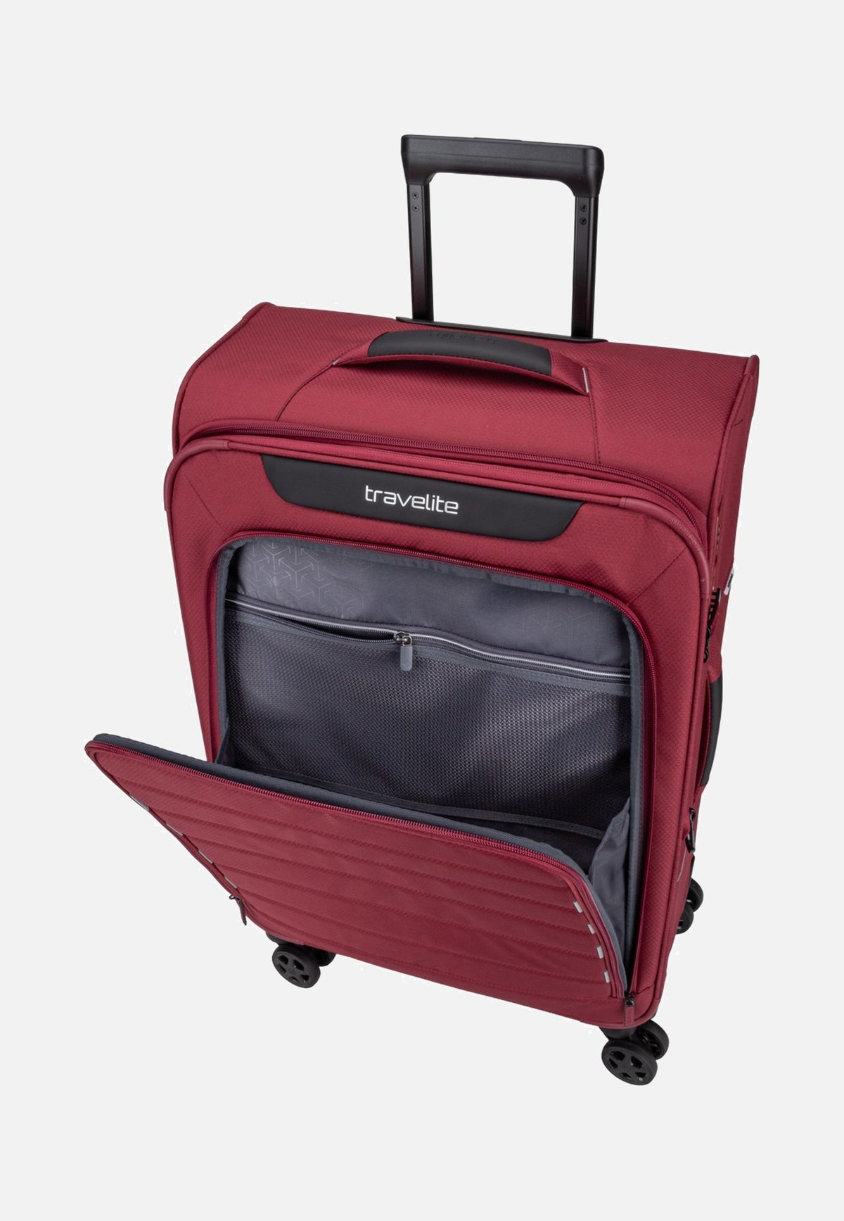 travelite Skaii Trolley 4w M exp. Red Koffer