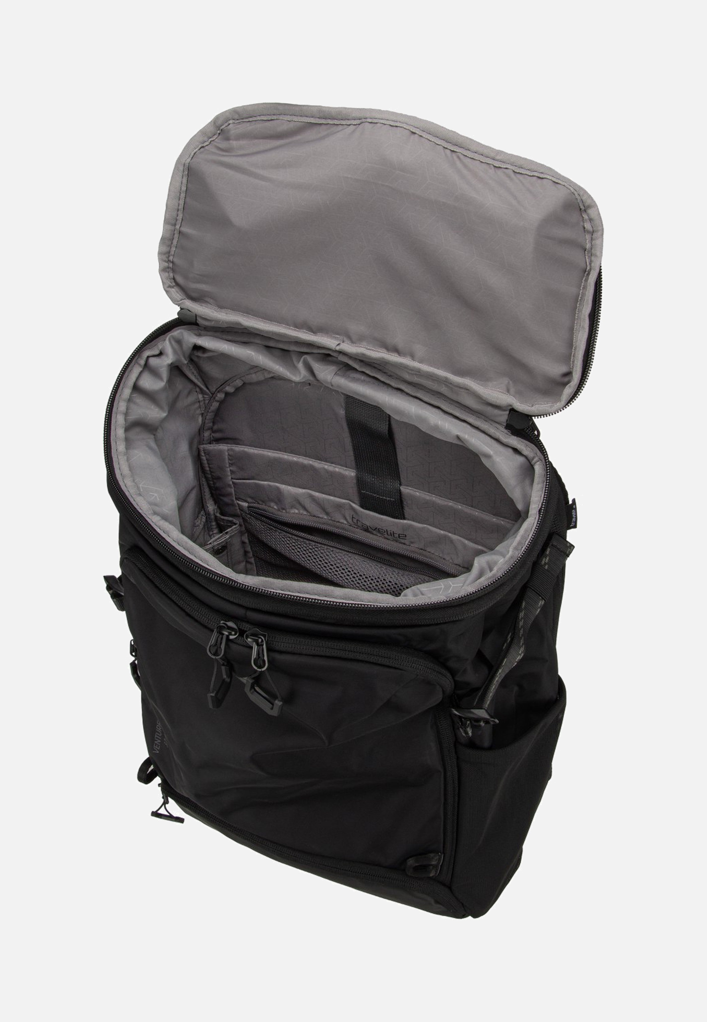 travelite Venture Line XL Black Rucksack
