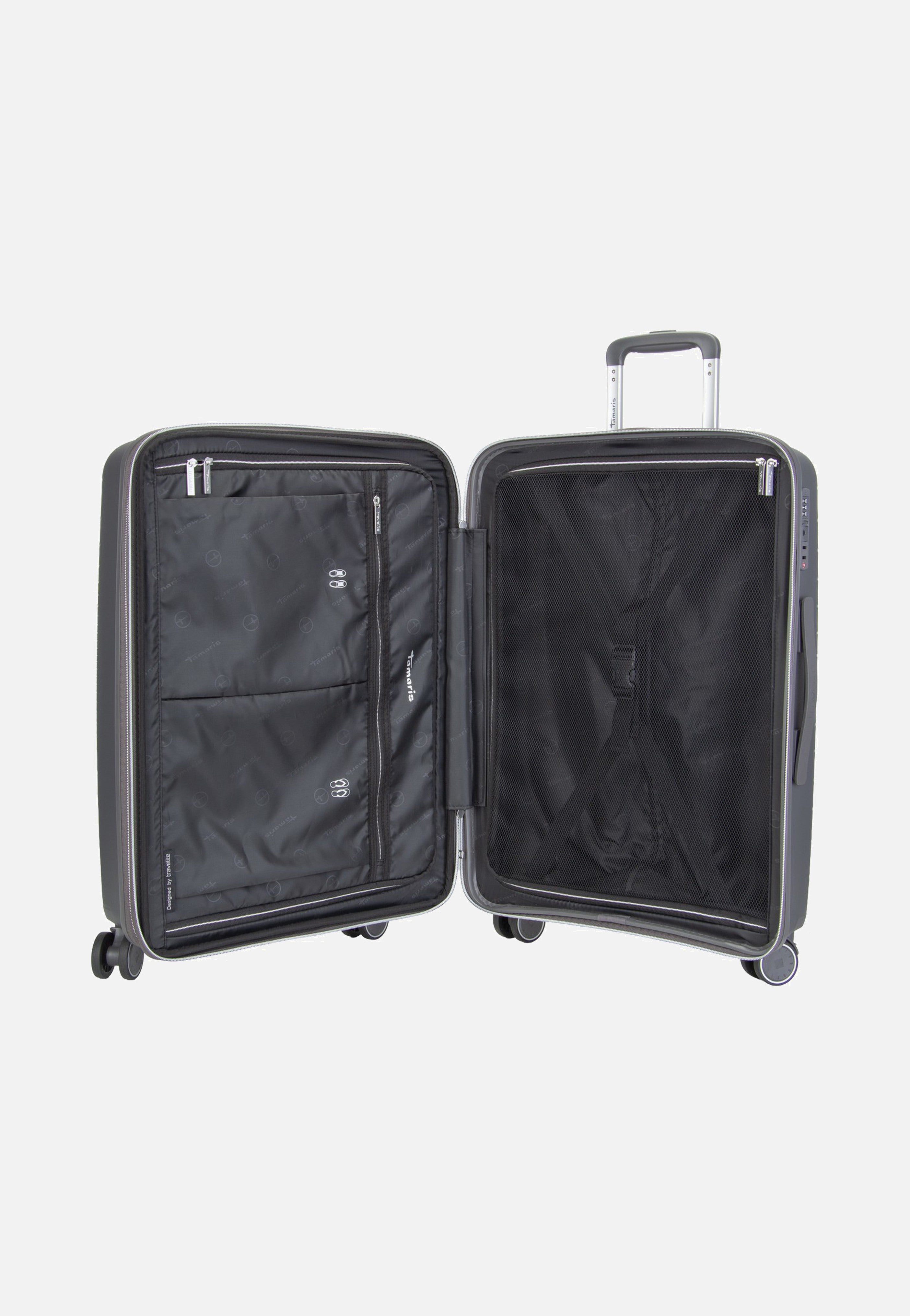 travelite x Tamaris Voyaage Trolley 4w M exp. Anthracite Suitcase