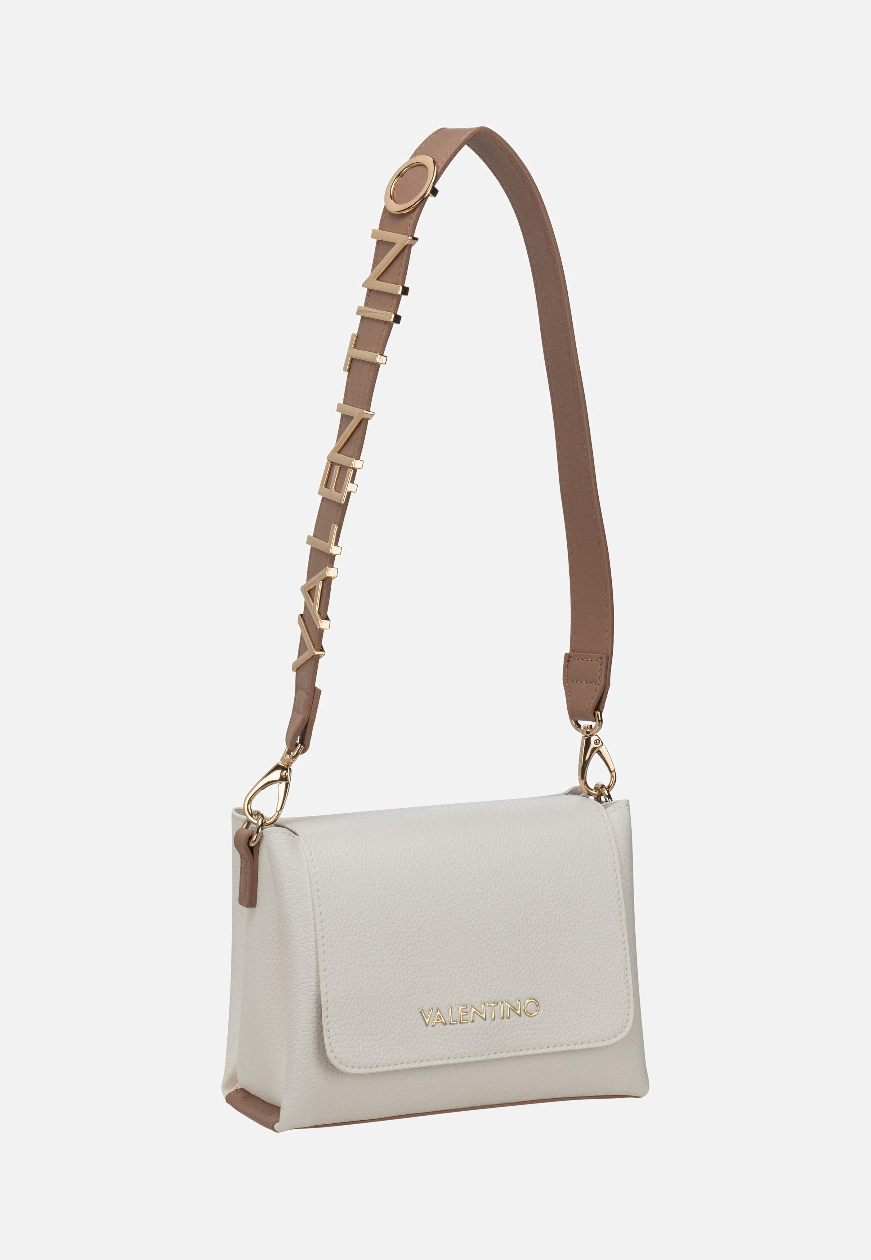 Valentino - Alexia Cartella 806 Bianco/Cuoio - Shoulder Bag | Women-Image