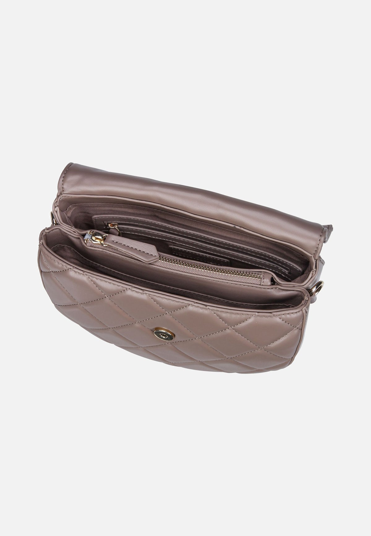 Valentino Bigs MAT Taupe Saddle Bag