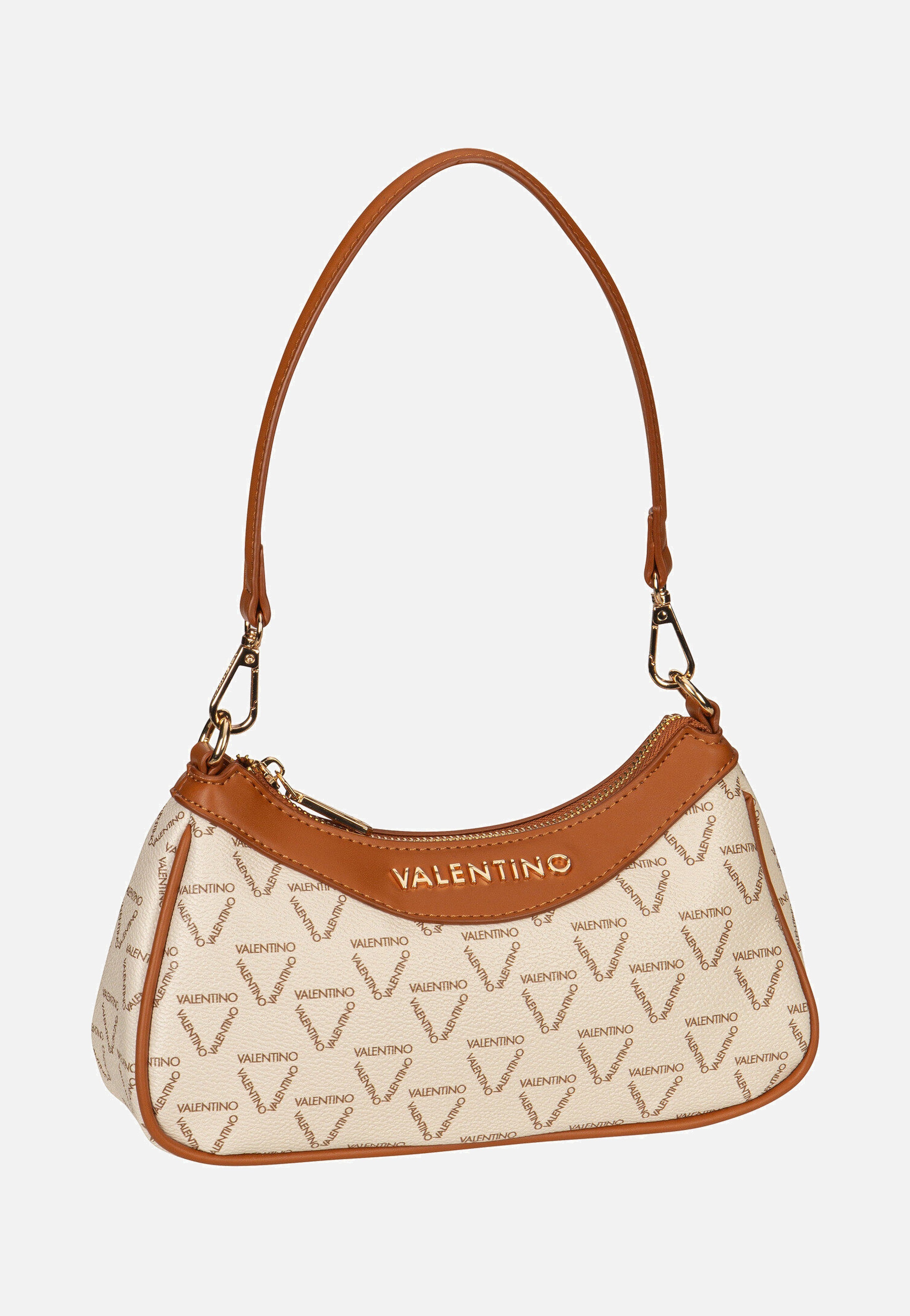 Valentino Lady RE T13 Bianco/Cuoio Schultertasche