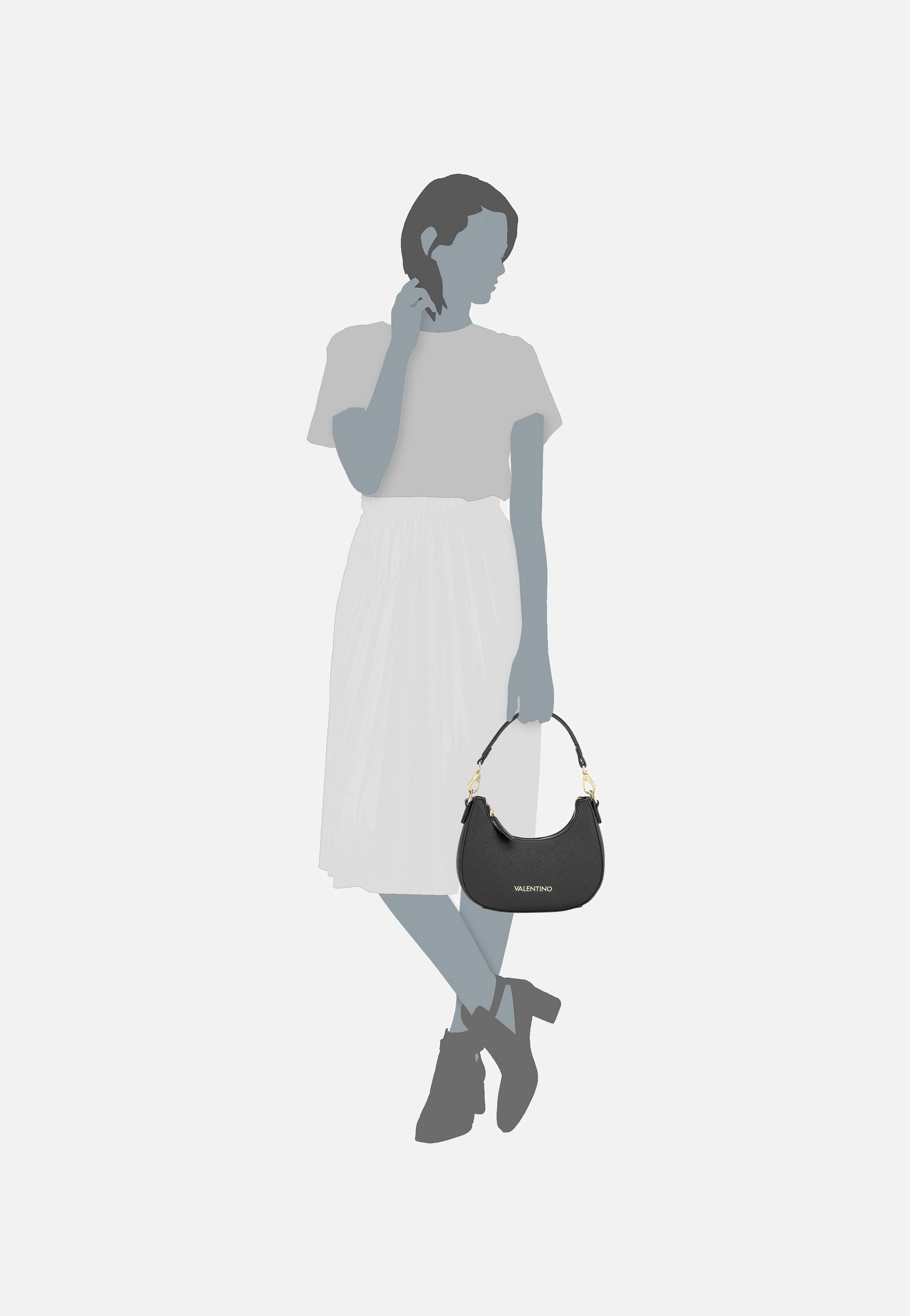 Valentino - Zero RE Hobo Bag 305 Nero - Handle Bag | Women-Image