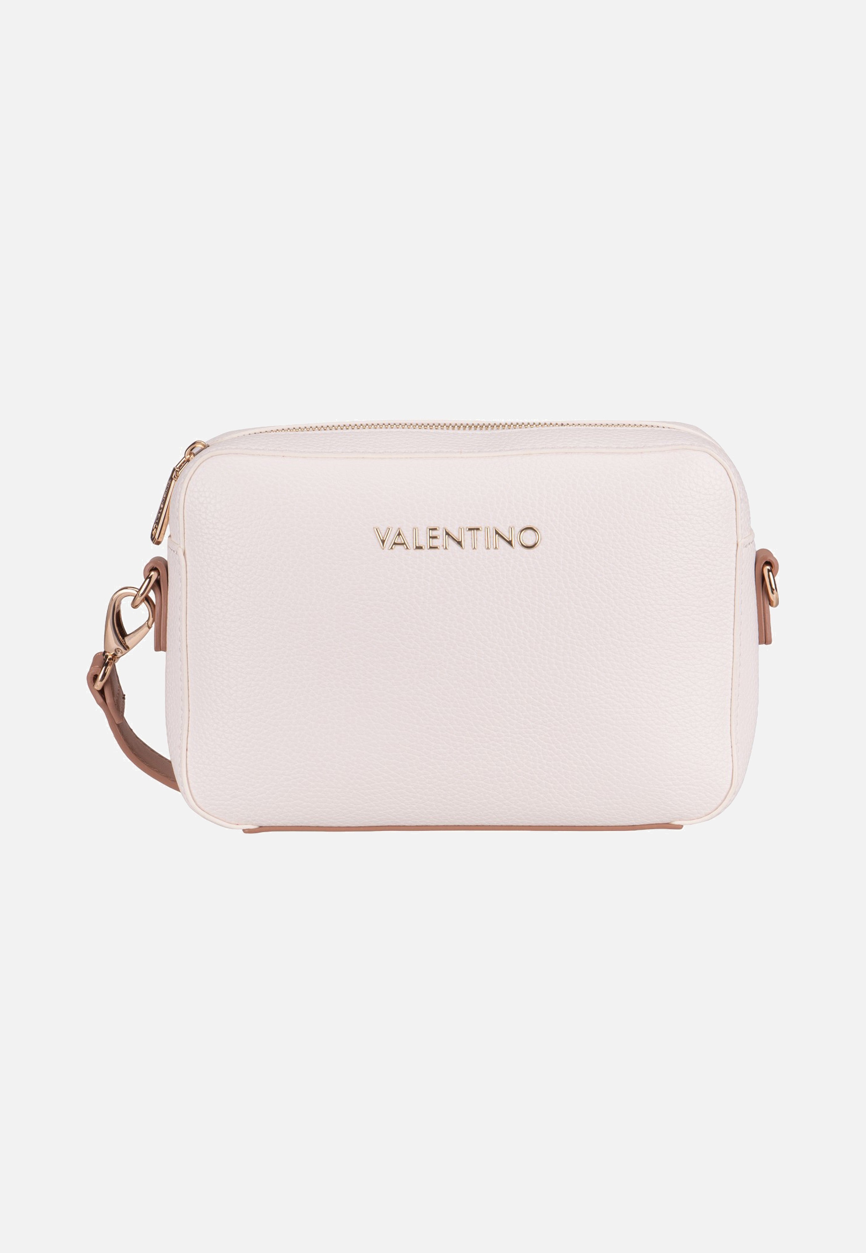 Valentino - Alexia 809 Bianco/Cuoio - Shoulder Bag | Women-Image