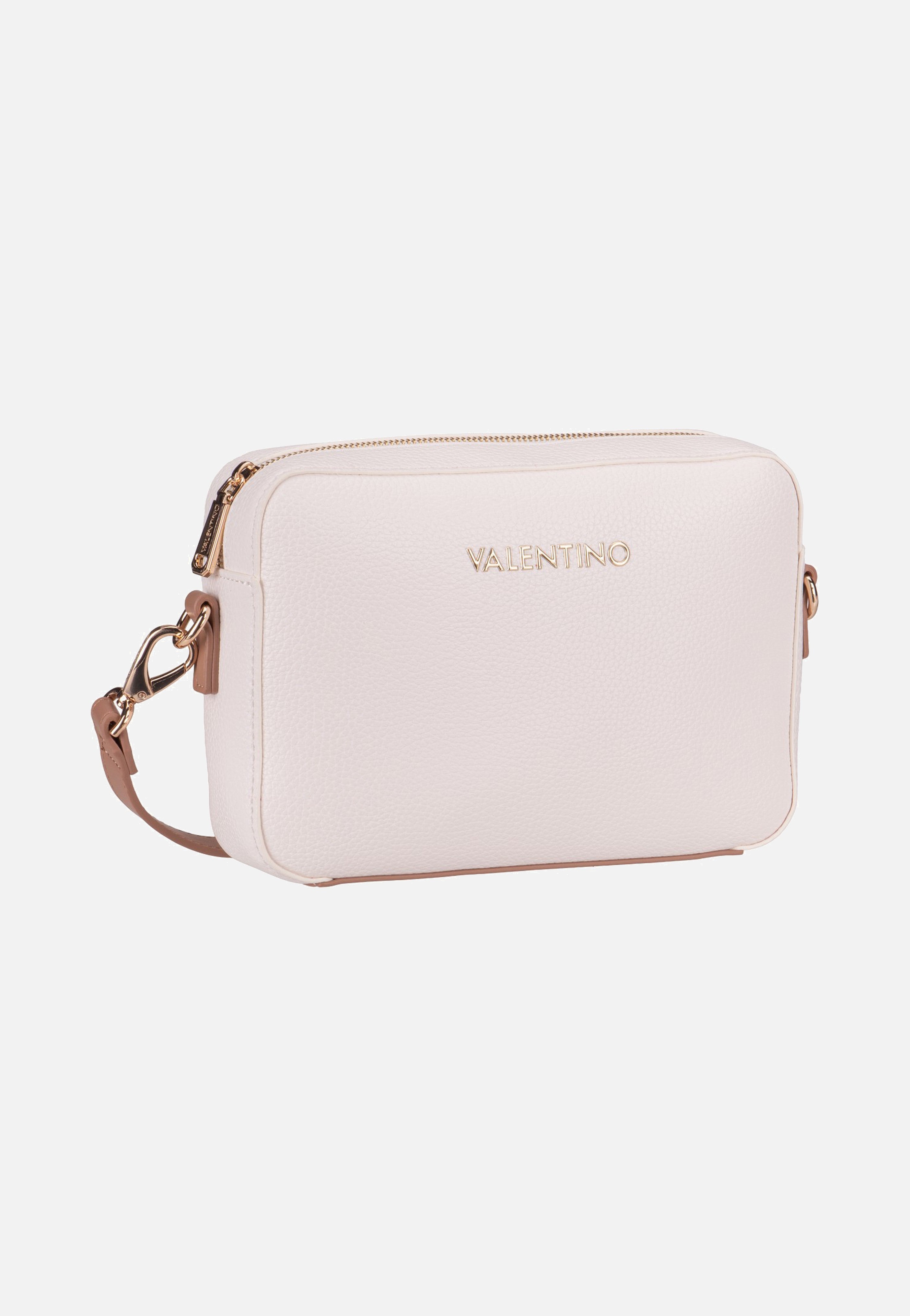 Valentino - Alexia 809 Bianco/Cuoio - Shoulder Bag | Women-Image