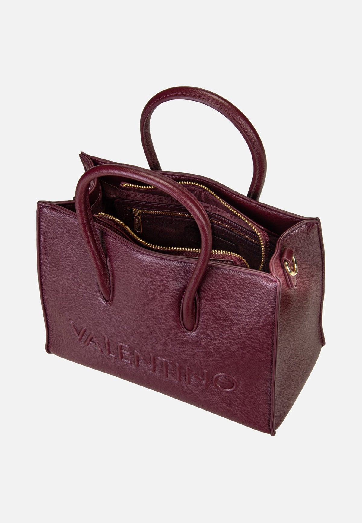 Valentino Bianka RE U04 Bordeaux Tote Bag