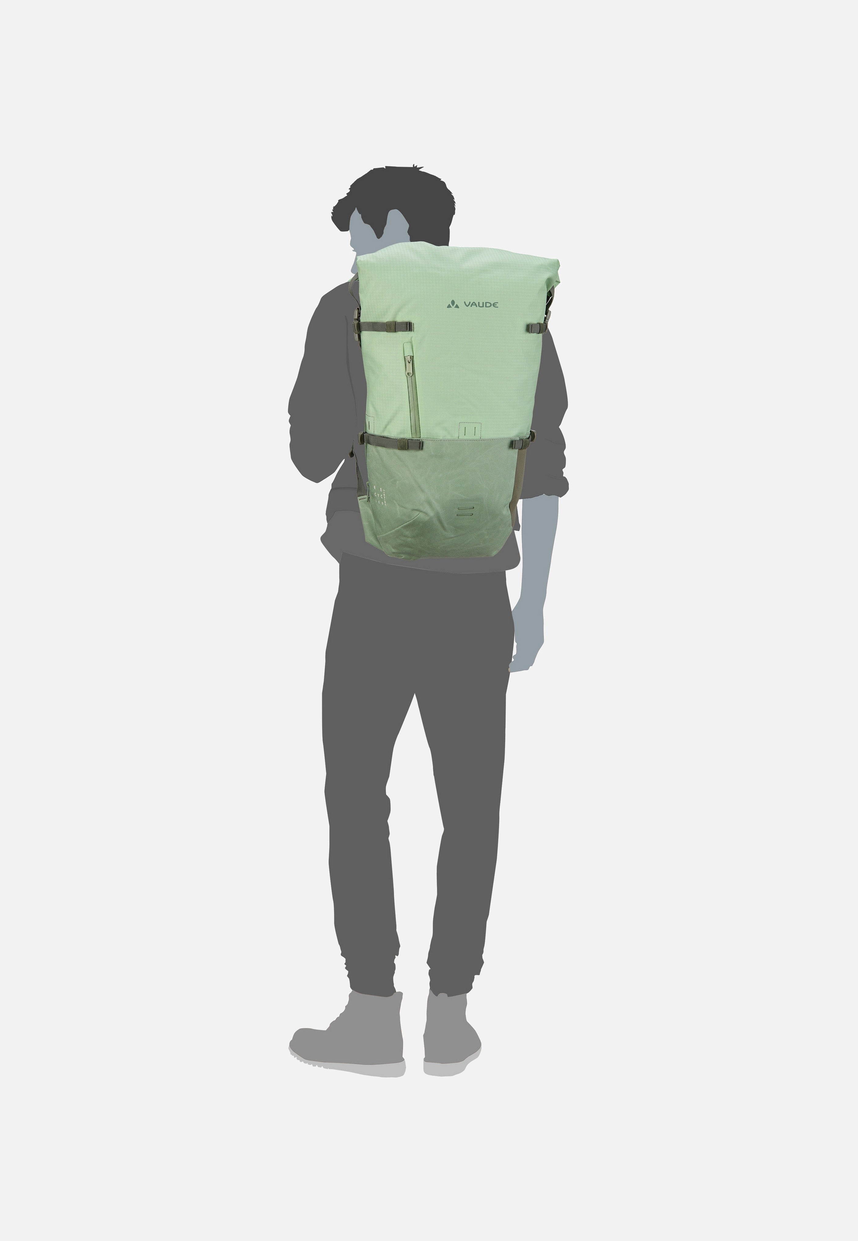 Vaude CityGo 23 II Aloe Vera Rolltop Rucksack
