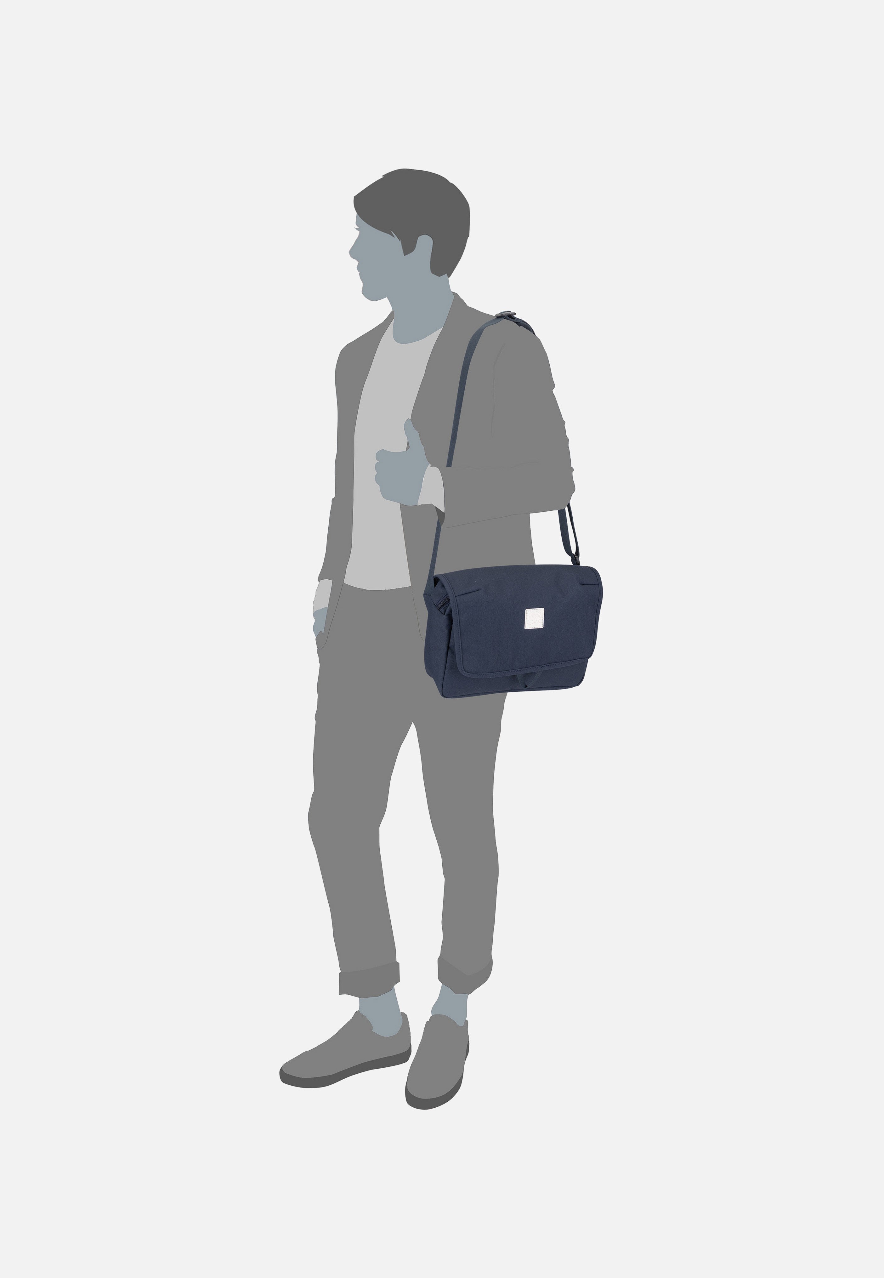 Vaude - Coreway 6 Eclipse - Messenger Bag | Neutral-Image