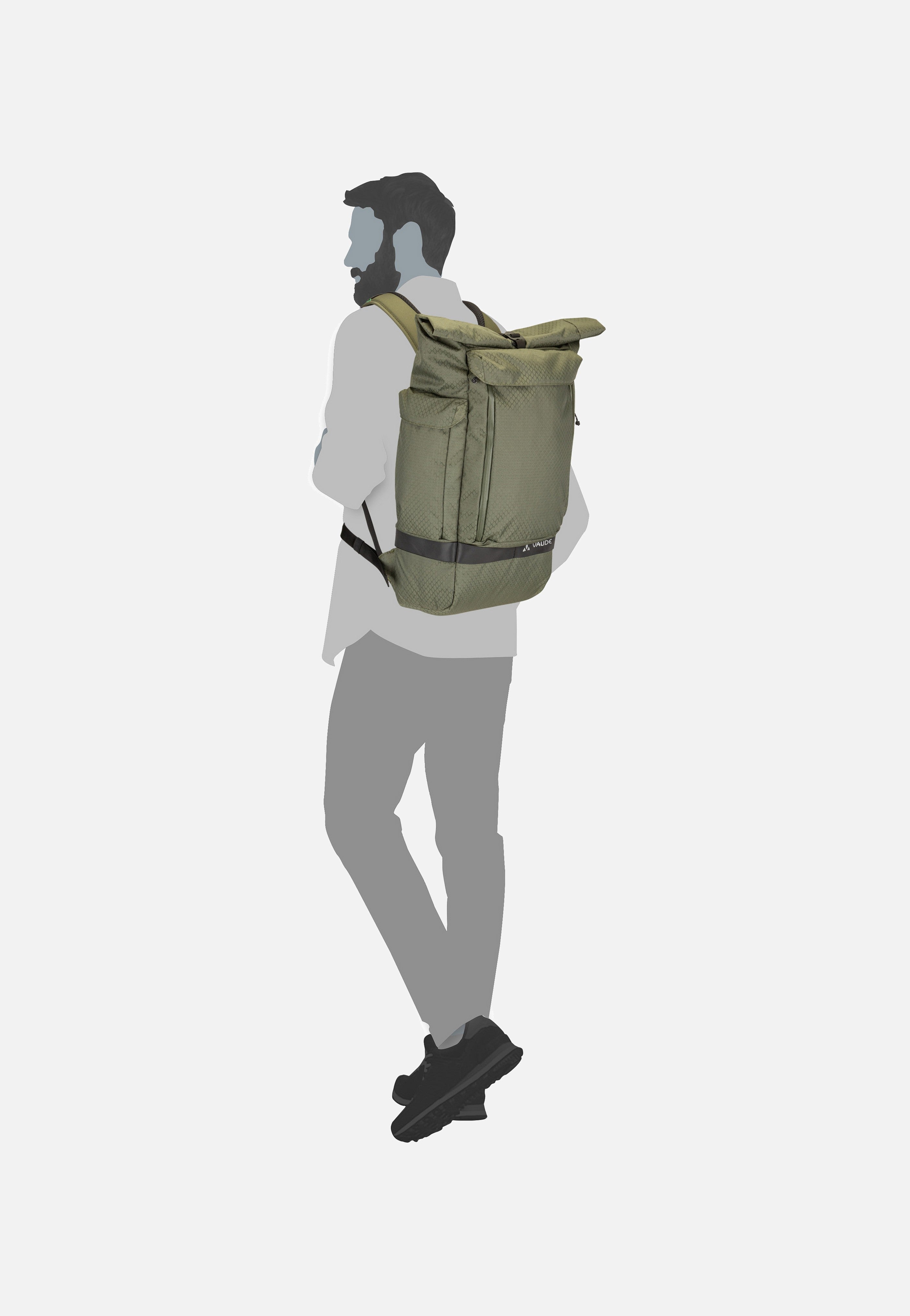 Vaude - Cyclist Pack Khaki - Rolltop Backpack | Neutral-Image