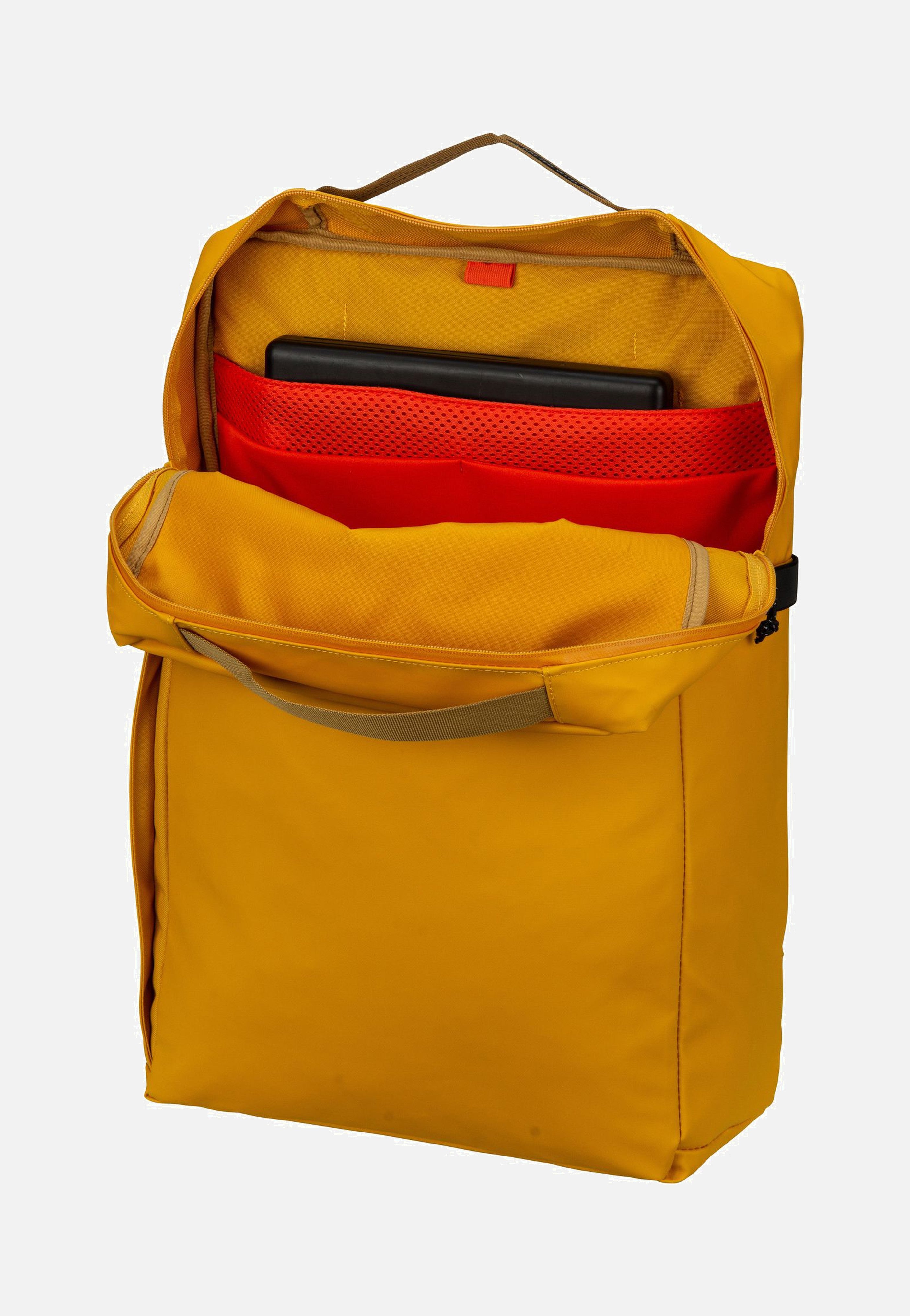 mineo transformer 20 fahrrad rucksack fahrradtasche Vaude Mineo Transformer 20 Burnt Yellow - Tasche