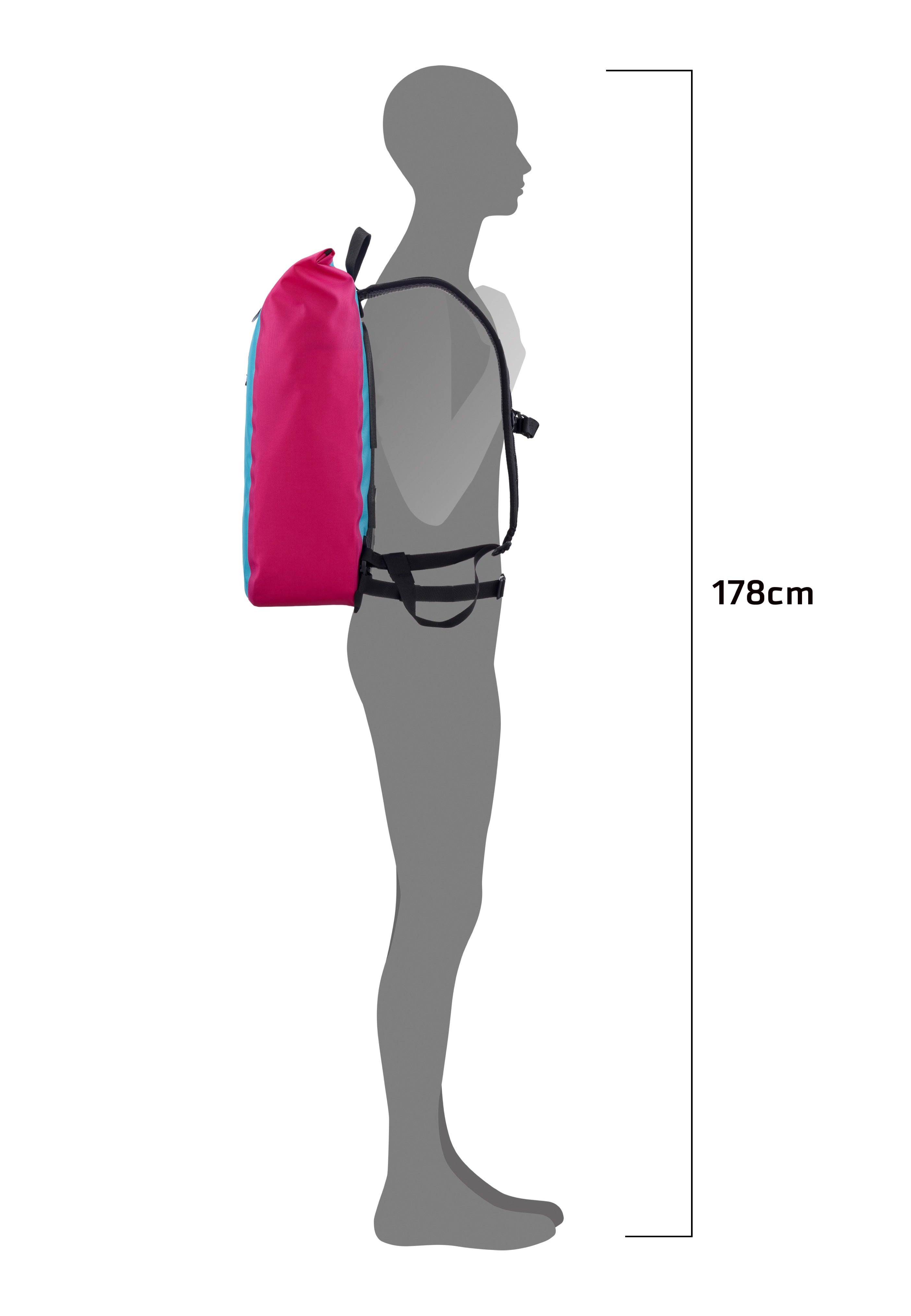 ORTLIEB Velocity Lite Cyber 23L Cyber Blue/Pink Travel Rucksack
