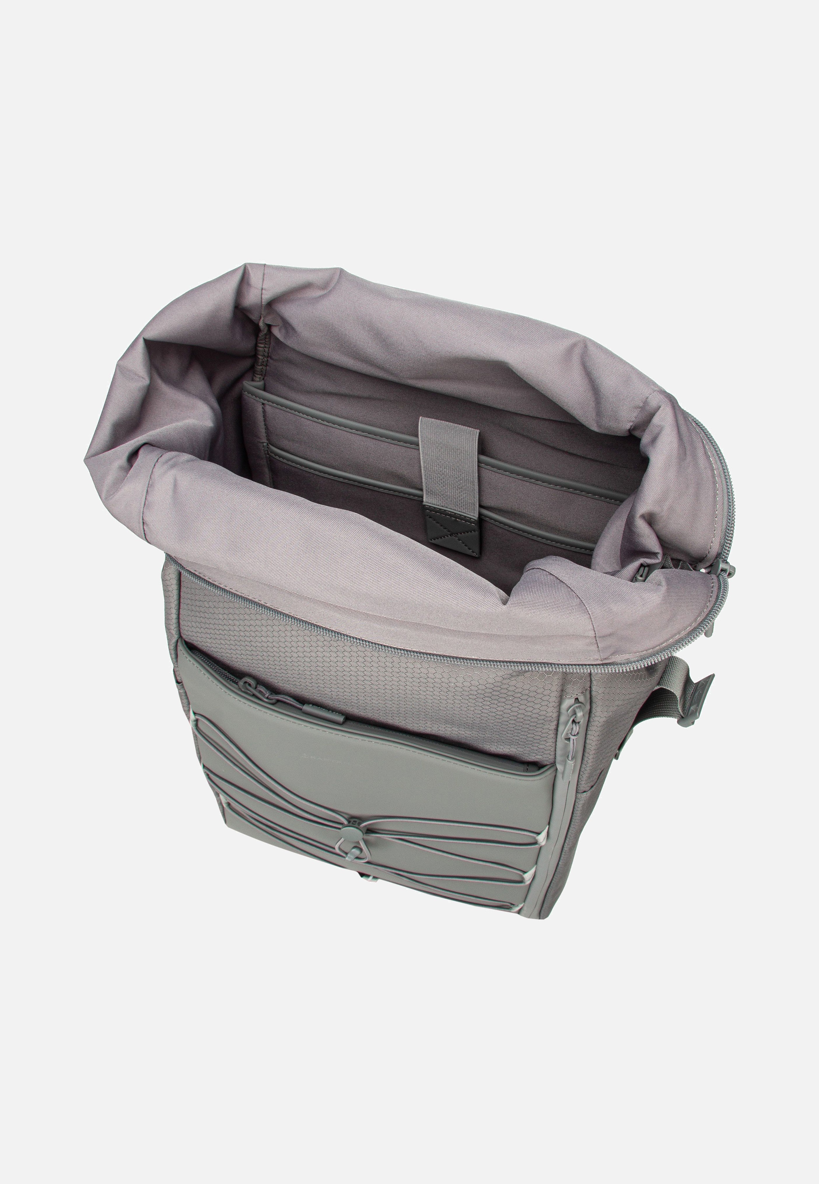 Kapten & Son Yoho Stone Grey Rolltop Rucksack