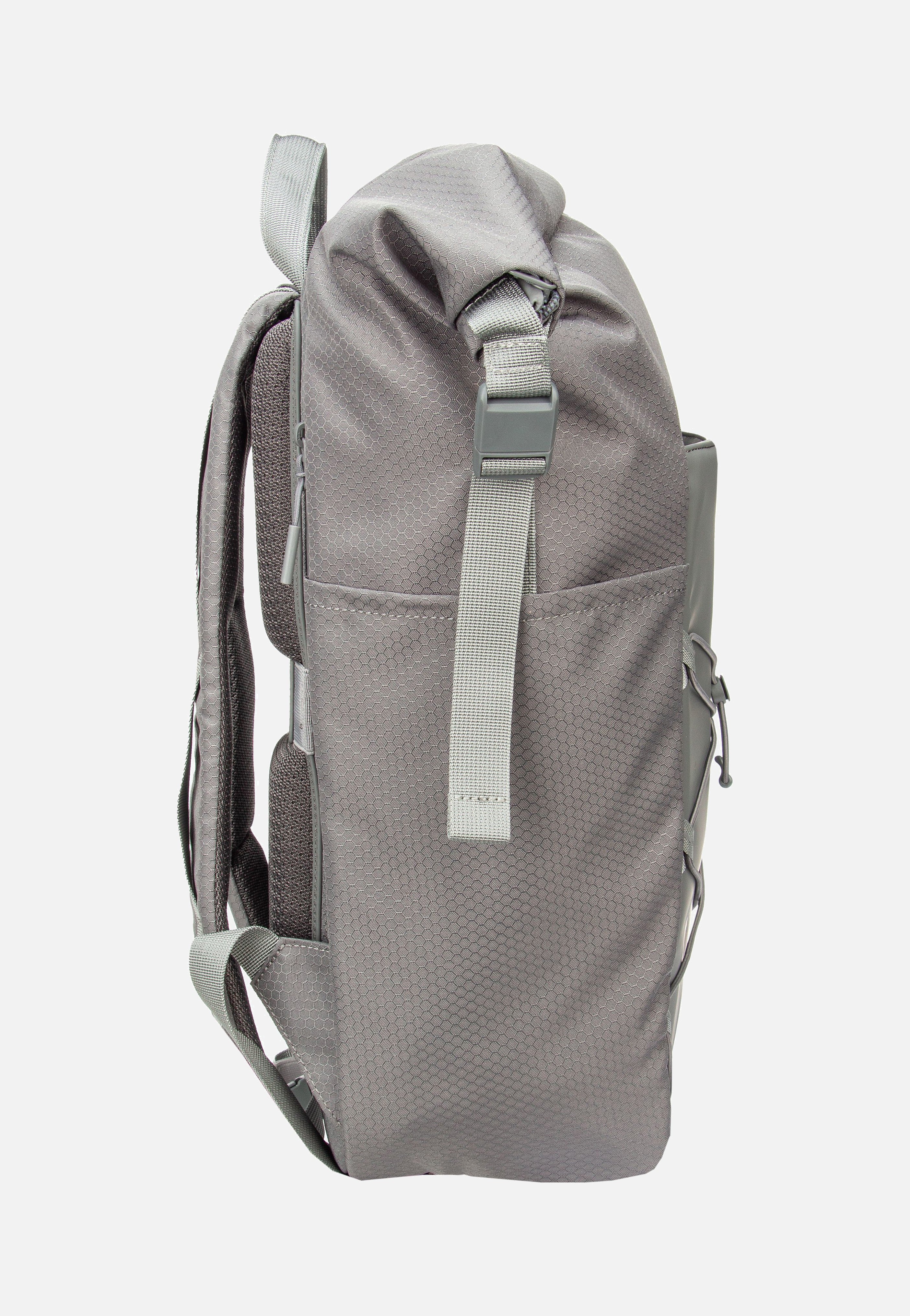 Kapten & Son Yoho Stone Grey Rolltop Rucksack