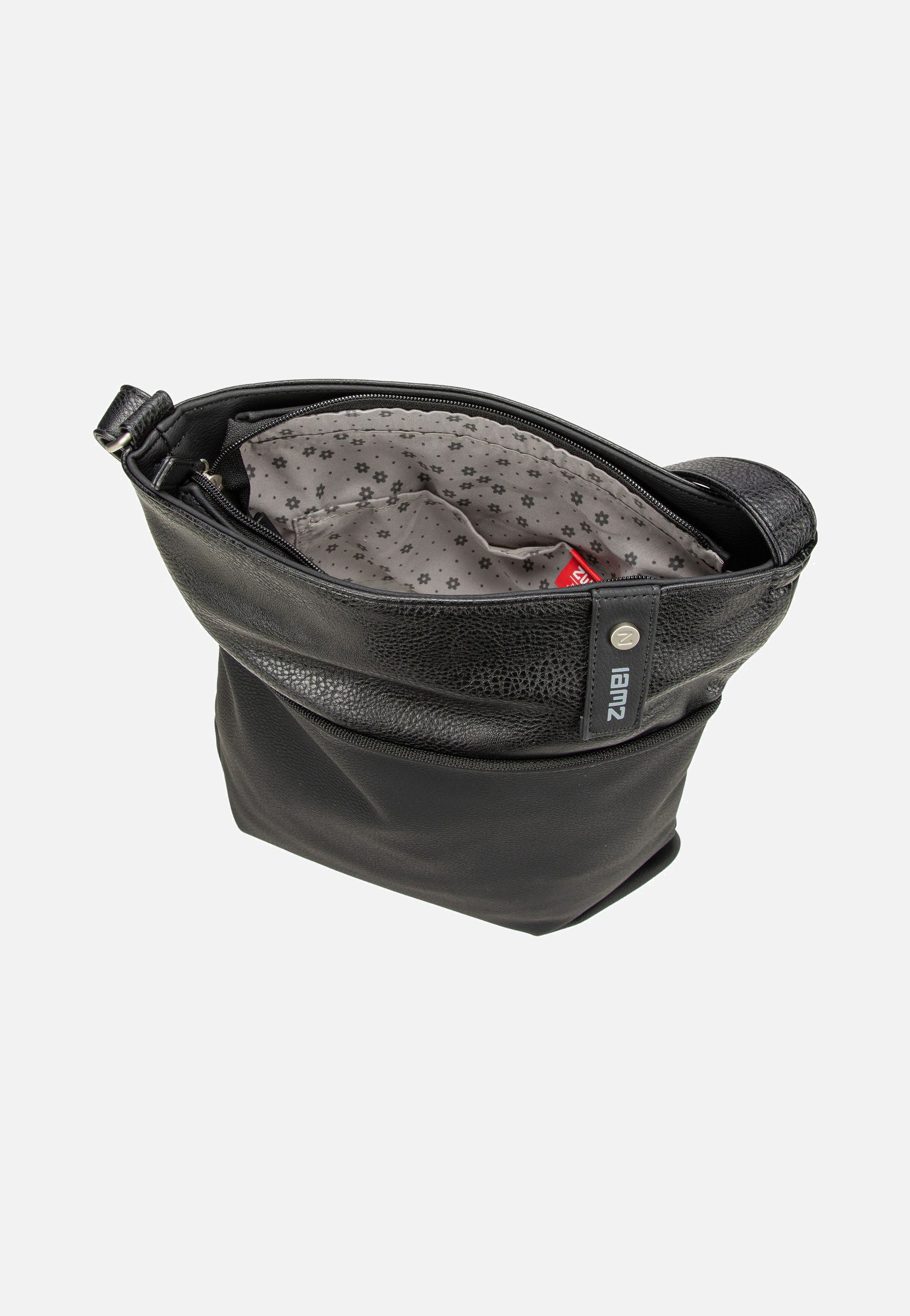 zwei - Jana J10 Nubuk/Black - Pouch Bag | Women-Image