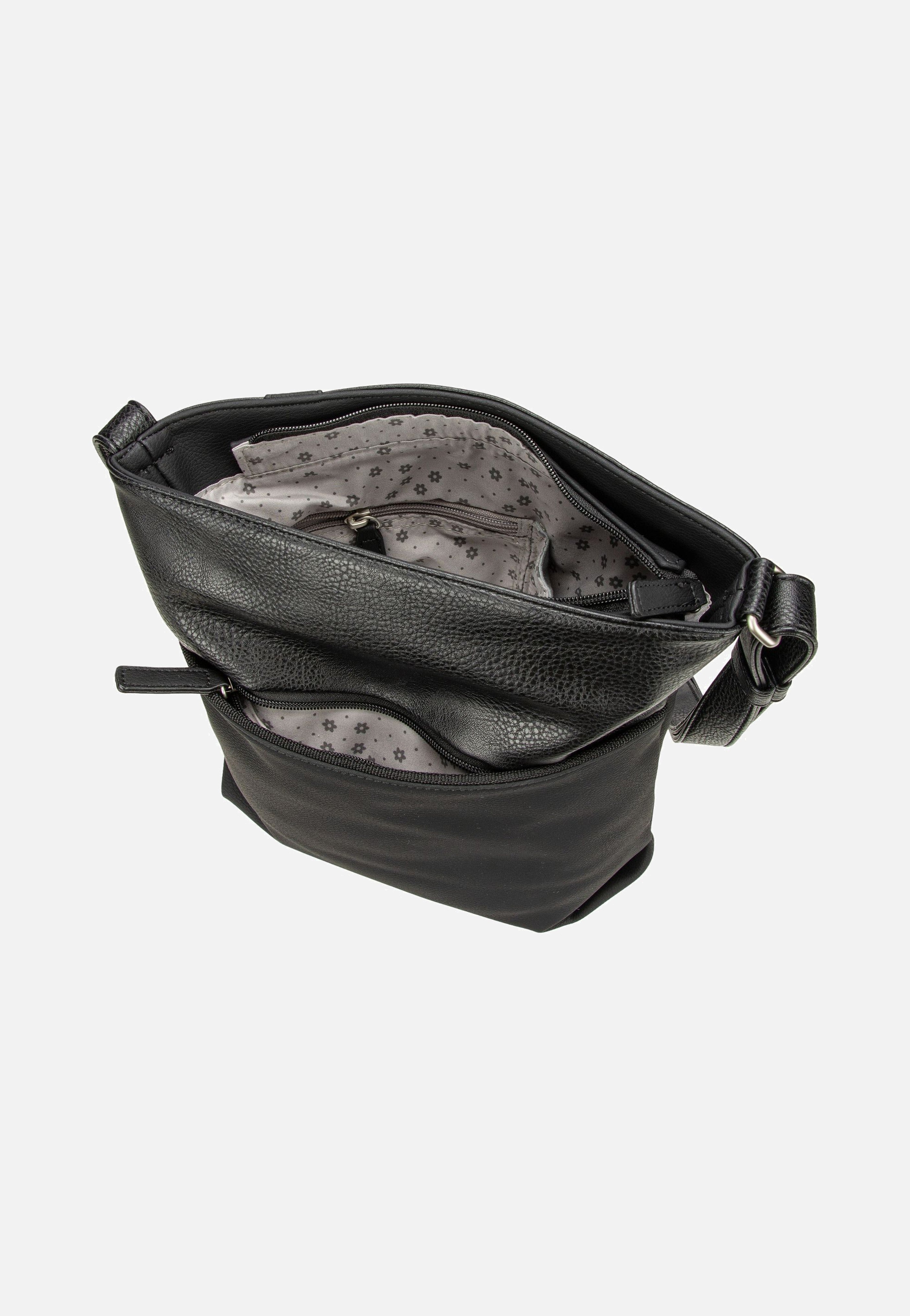 zwei - Jana J10 Nubuk/Black - Pouch Bag | Women-Image