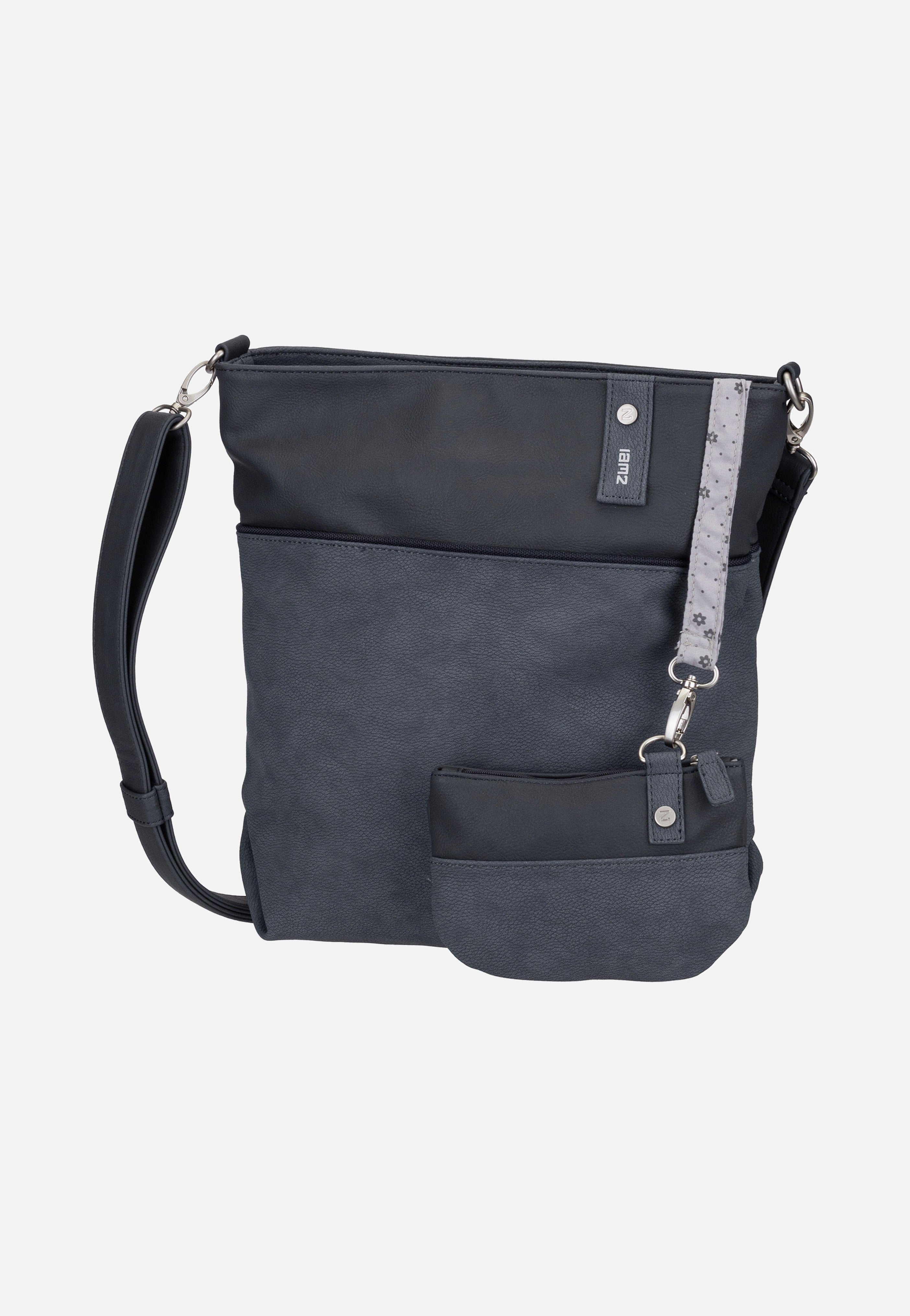 zwei - Jana J12 Nubuk/Ink - Pouch Bag | Women-Image