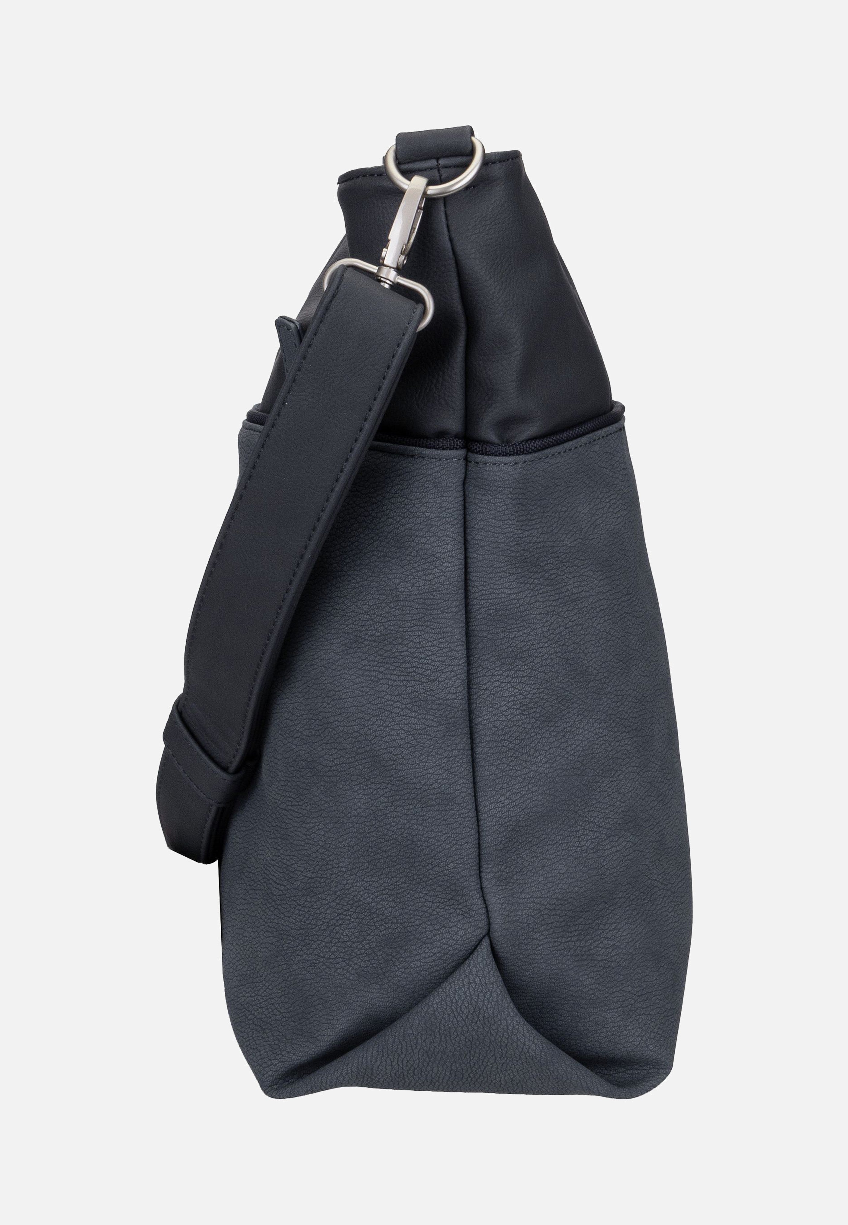 zwei - Jana J12 Nubuk/Ink - Pouch Bag | Women-Image