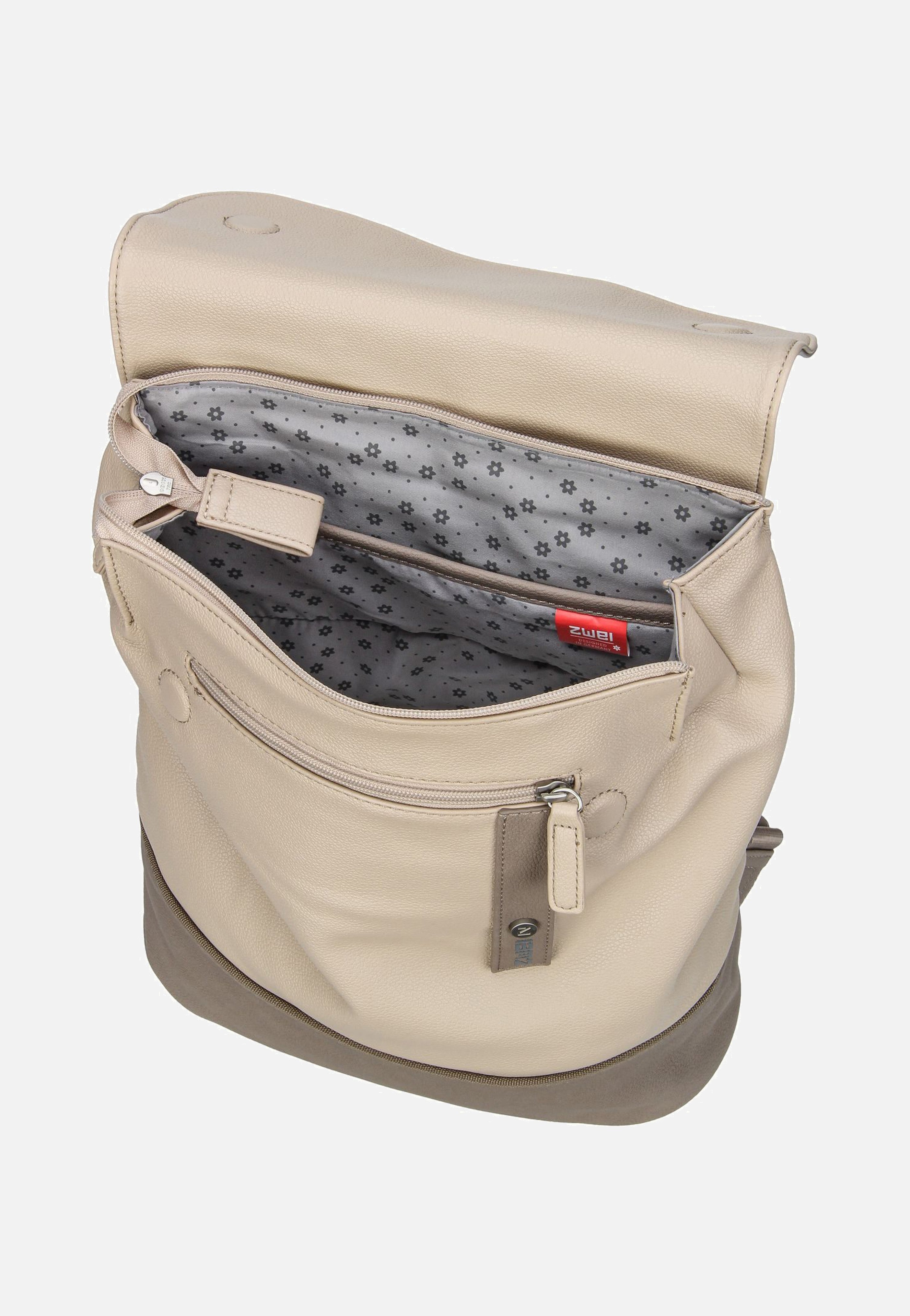 zwei - Jana JR13 Nubuk/Cappucino - Backpack | Women-Image