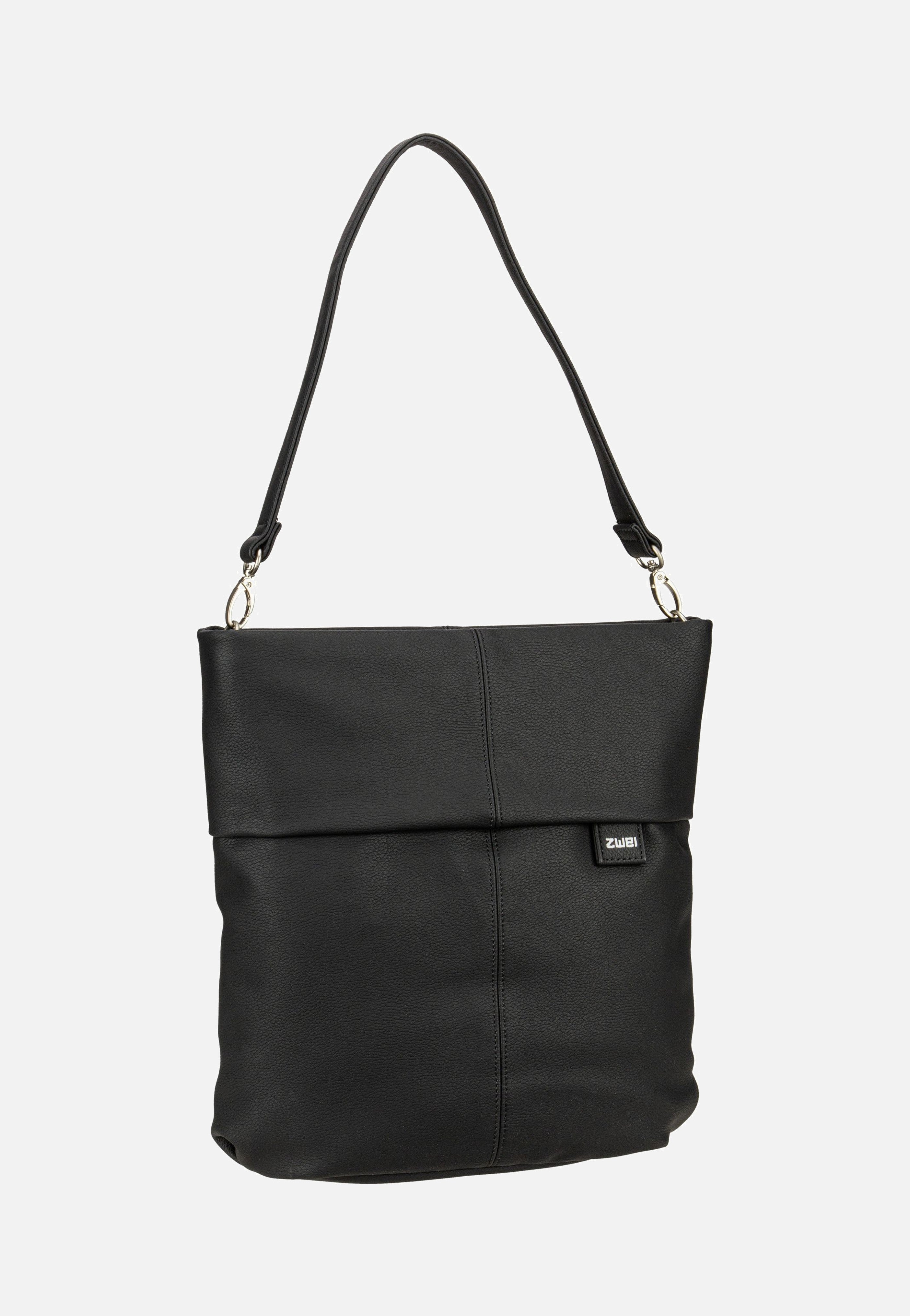 zwei - Mademoiselle M12 Nubuk/Black - Hobo Bag | Women-Image