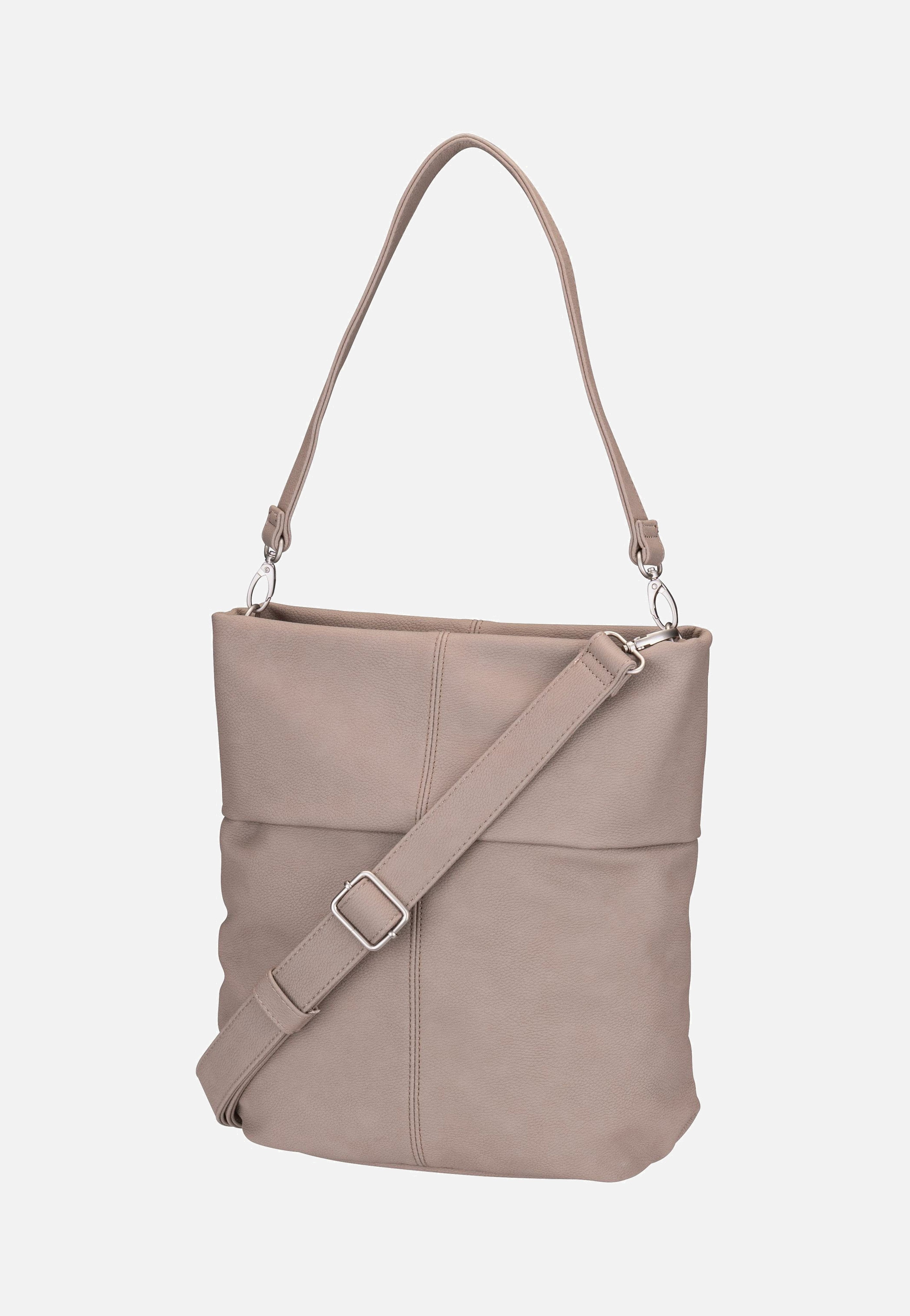 zwei - Mademoiselle M12 Nubuk/Cappucino - Hobo Bag | Women-Image
