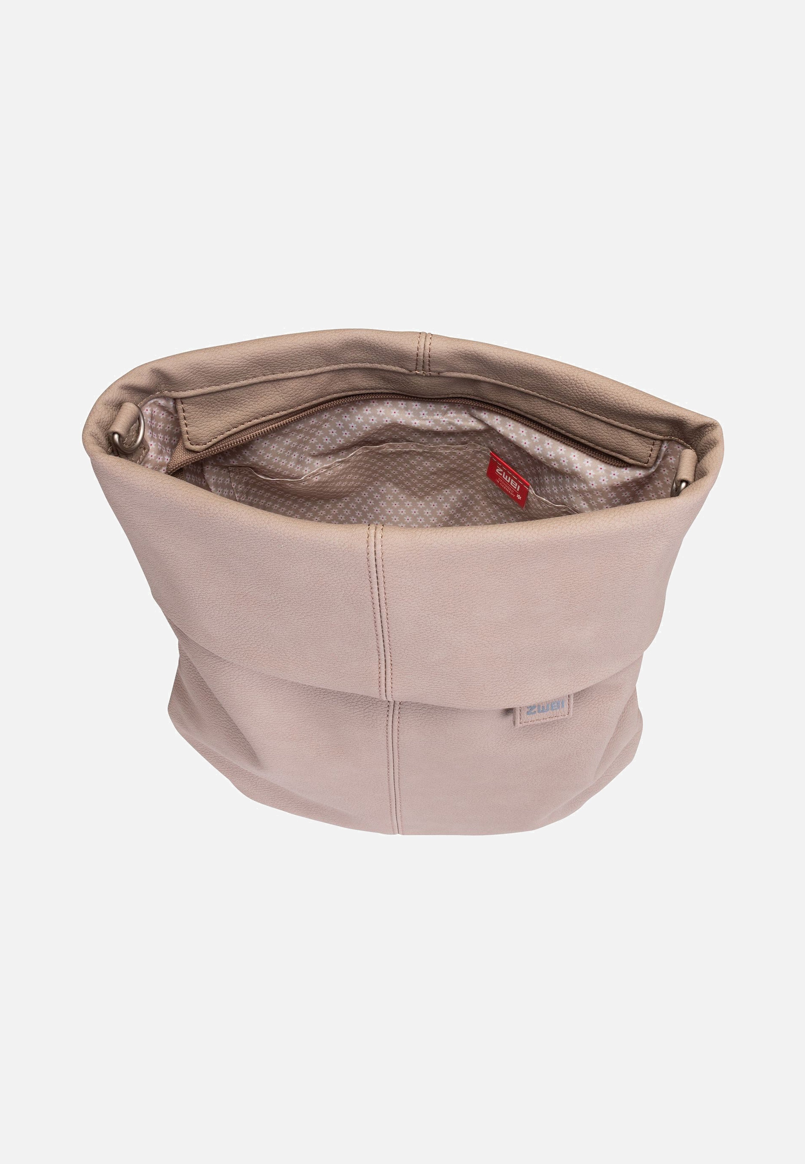 zwei - Mademoiselle M12 Nubuk/Cappucino - Hobo Bag | Women-Image