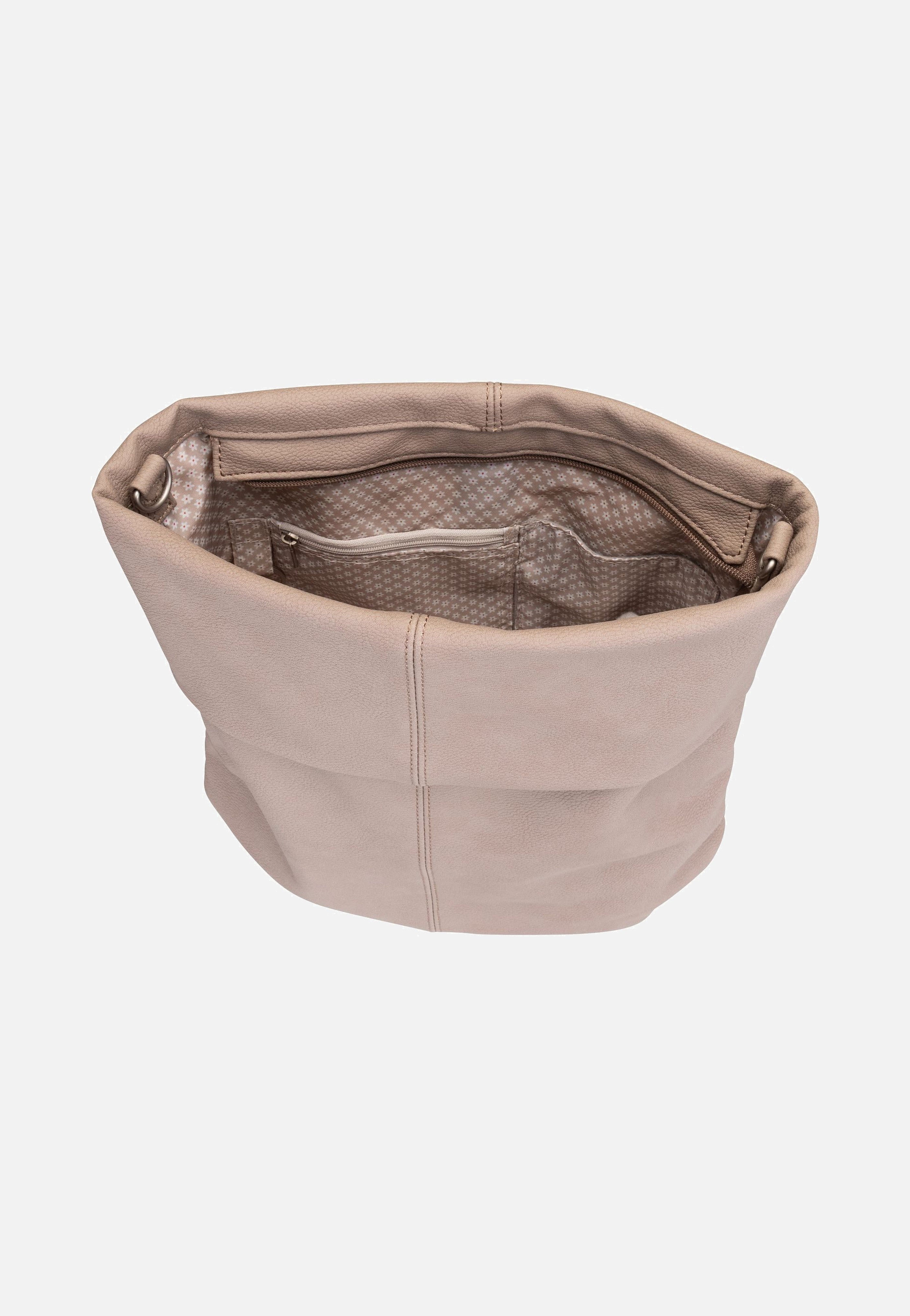zwei - Mademoiselle M12 Nubuk/Cappucino - Hobo Bag | Women-Image