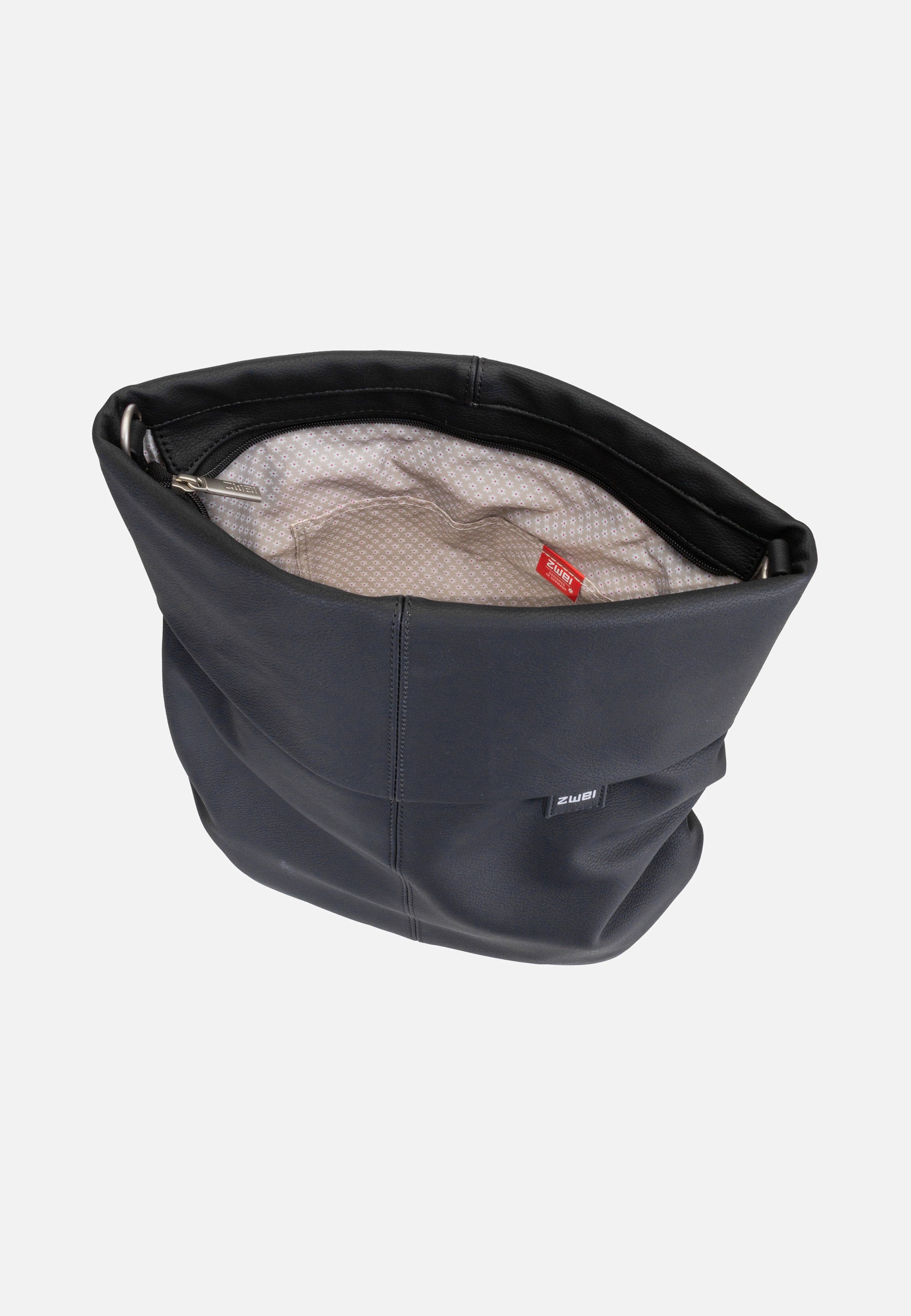 zwei - Mademoiselle M140 Nubuk/Black - Hobo Bag | Women-Image