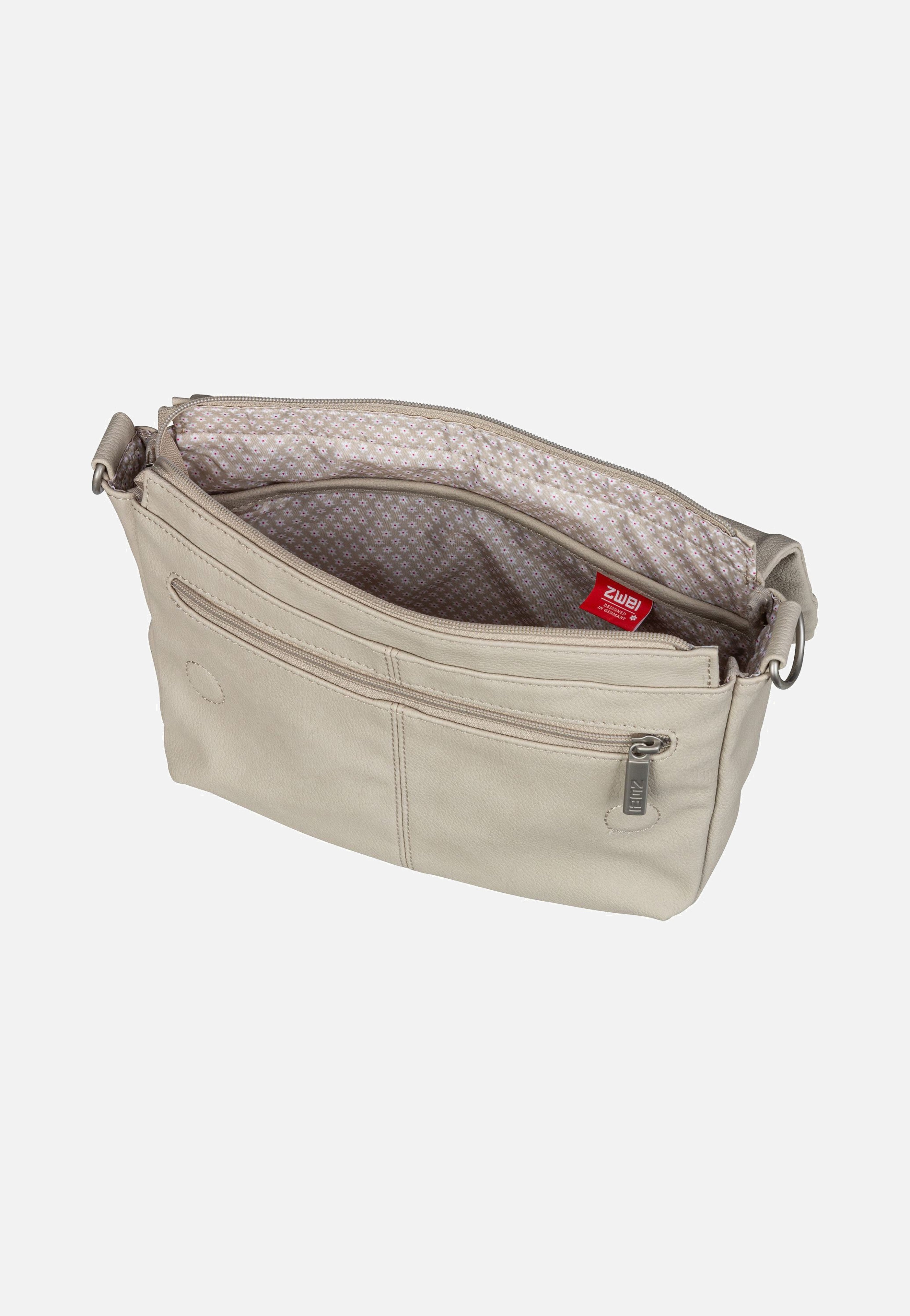 zwei Mademoiselle M60 Nubuk/Linen Messenger Bag