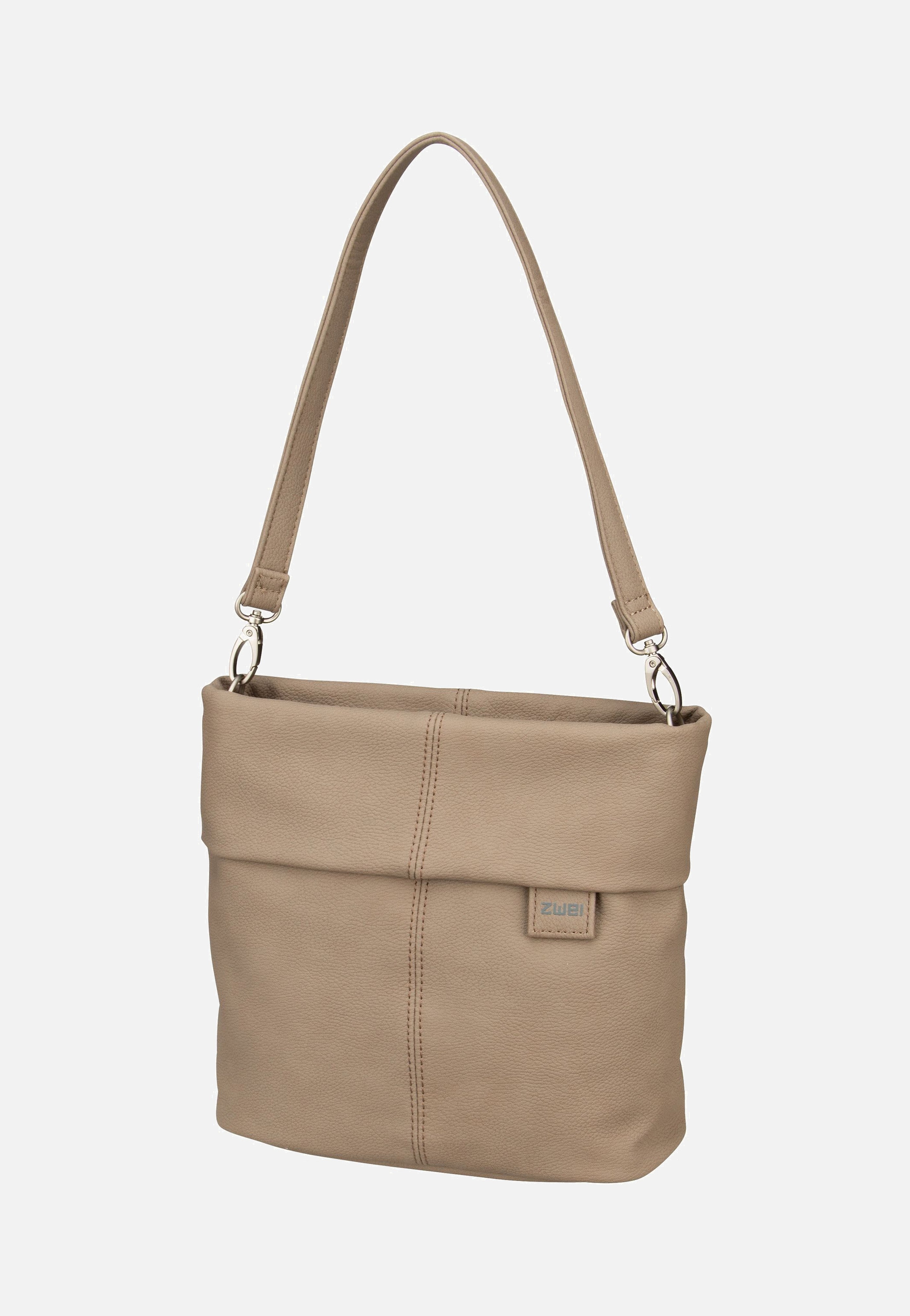 zwei Mademoiselle M8 Nubuk/Cappucino Beuteltasche