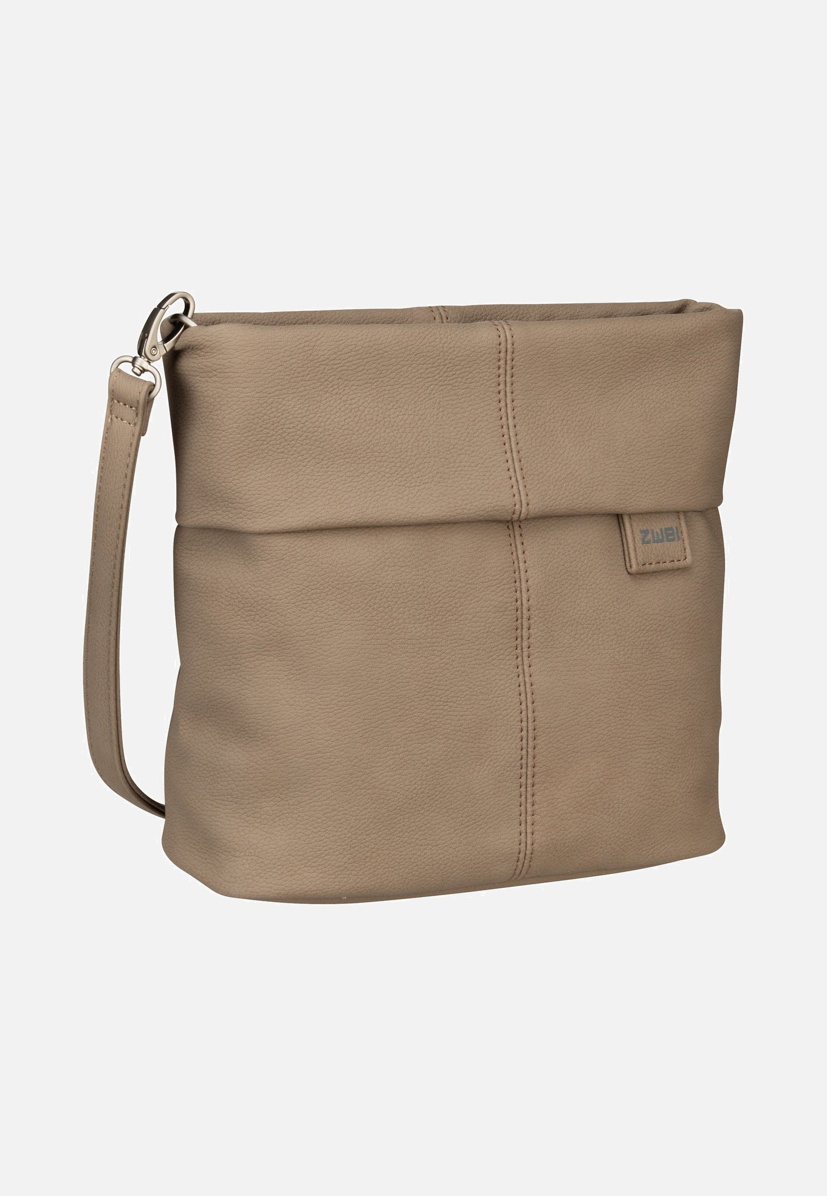 zwei Mademoiselle M8 Nubuk/Cappucino Beuteltasche