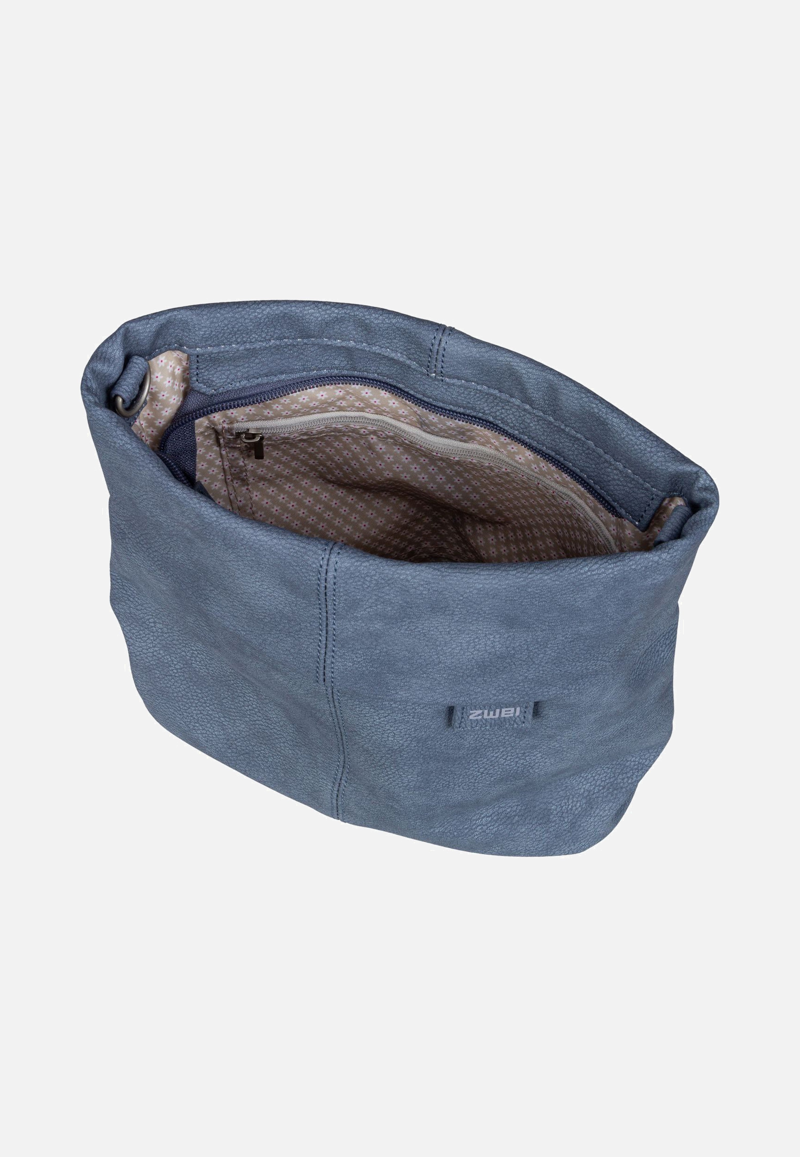 zwei Mademoiselle M8 Nubuk/Sky Beuteltasche